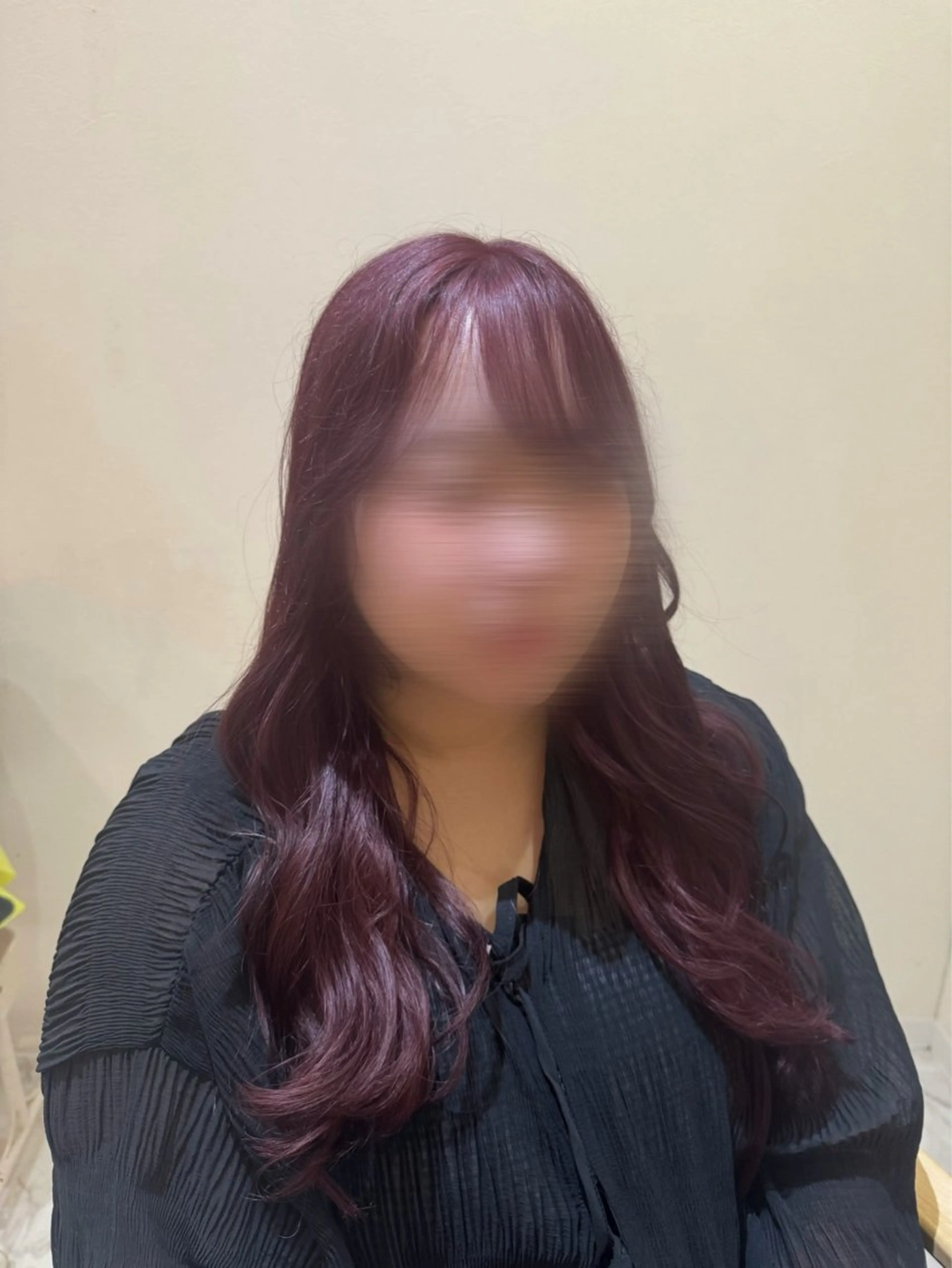 ロング ヘアカラー トリートメント 💎縮毛矯正/透明感 カラー💎椎葉みひろのヘアスタイル