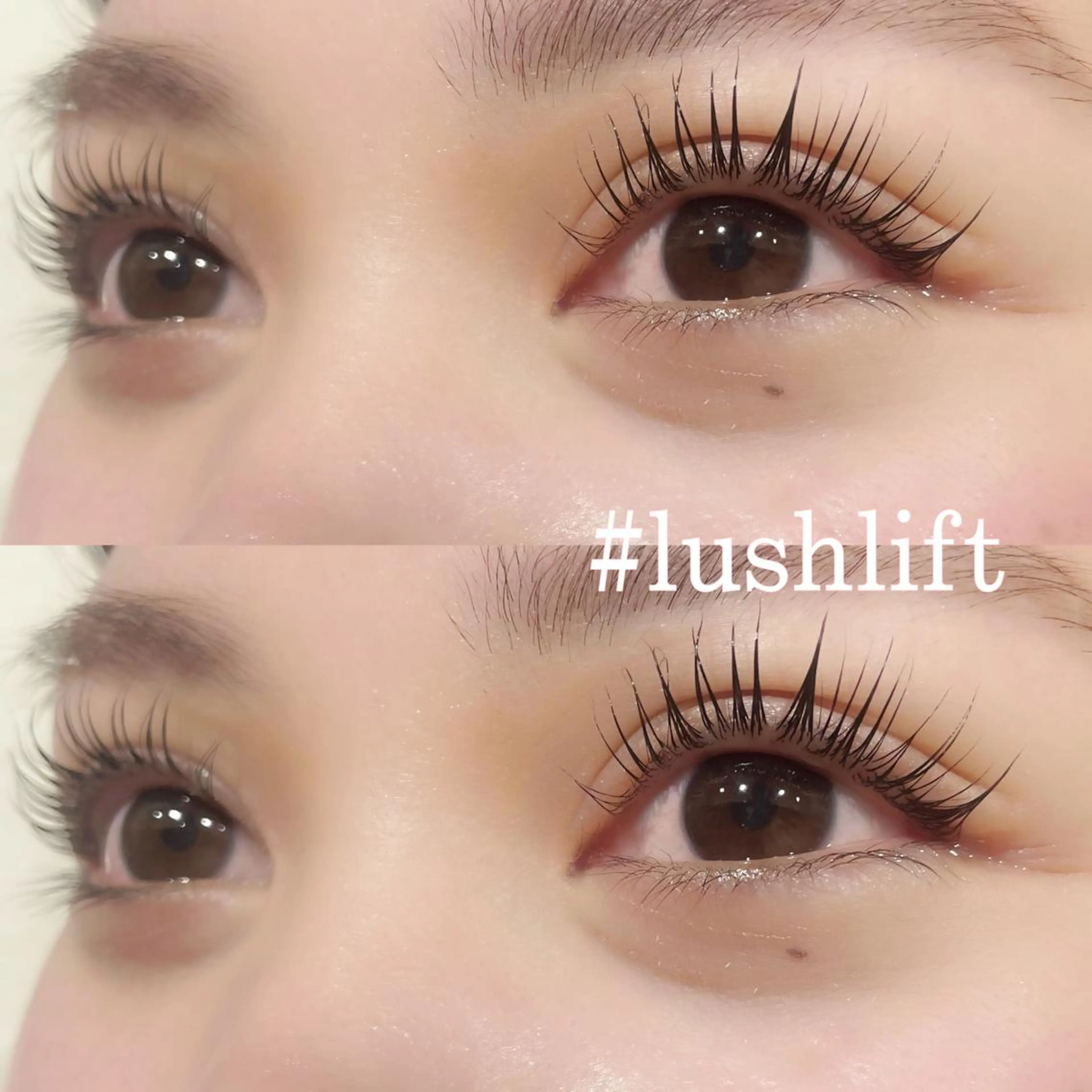 💛パリジェンヌラッシュリフト💛すぐ予約OK！根元から80°の立ち上げでメイクも楽に‪‪❤︎‬上のみの写真