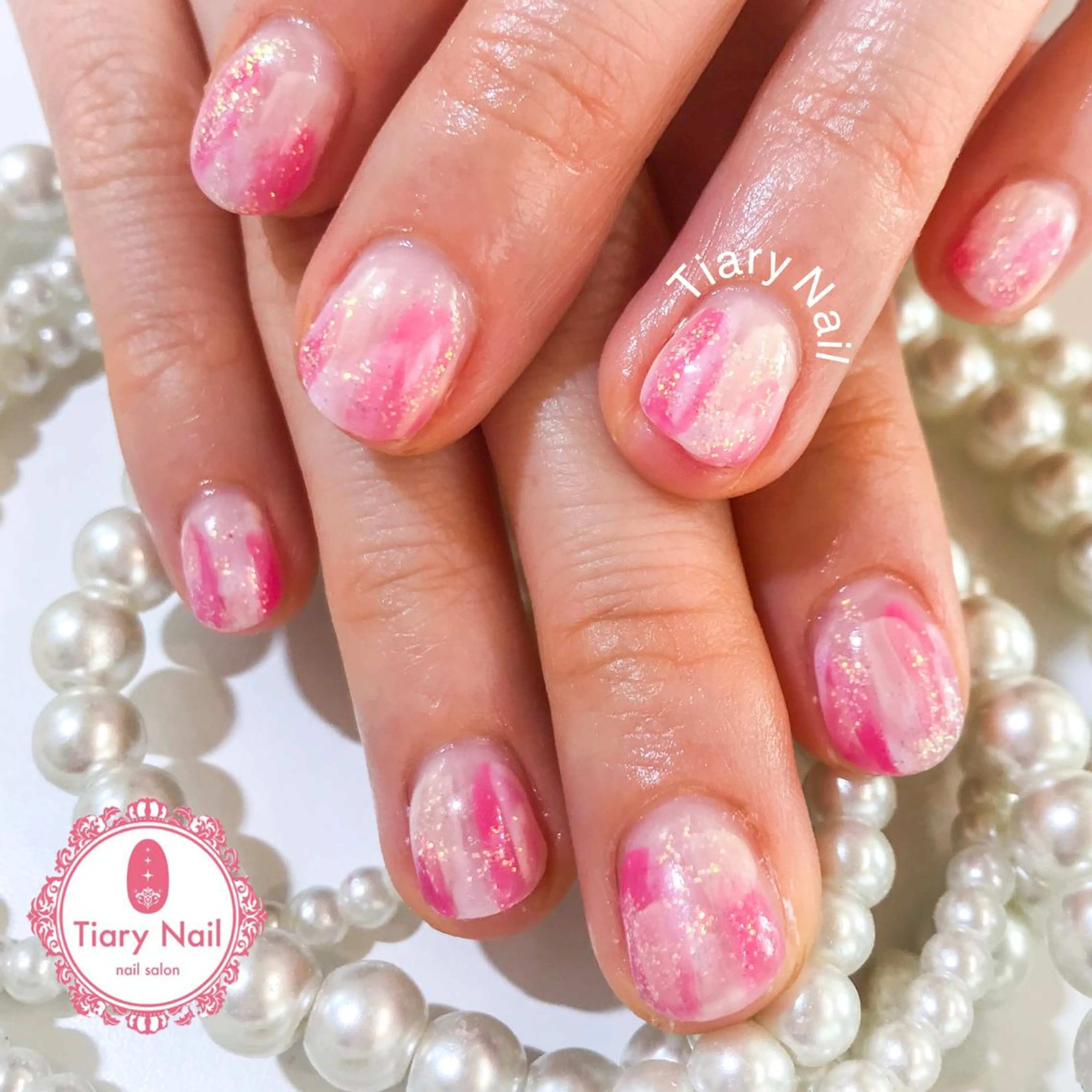 ネイル 💗🪽Tiary Nail🪽💗のネイルデザイン