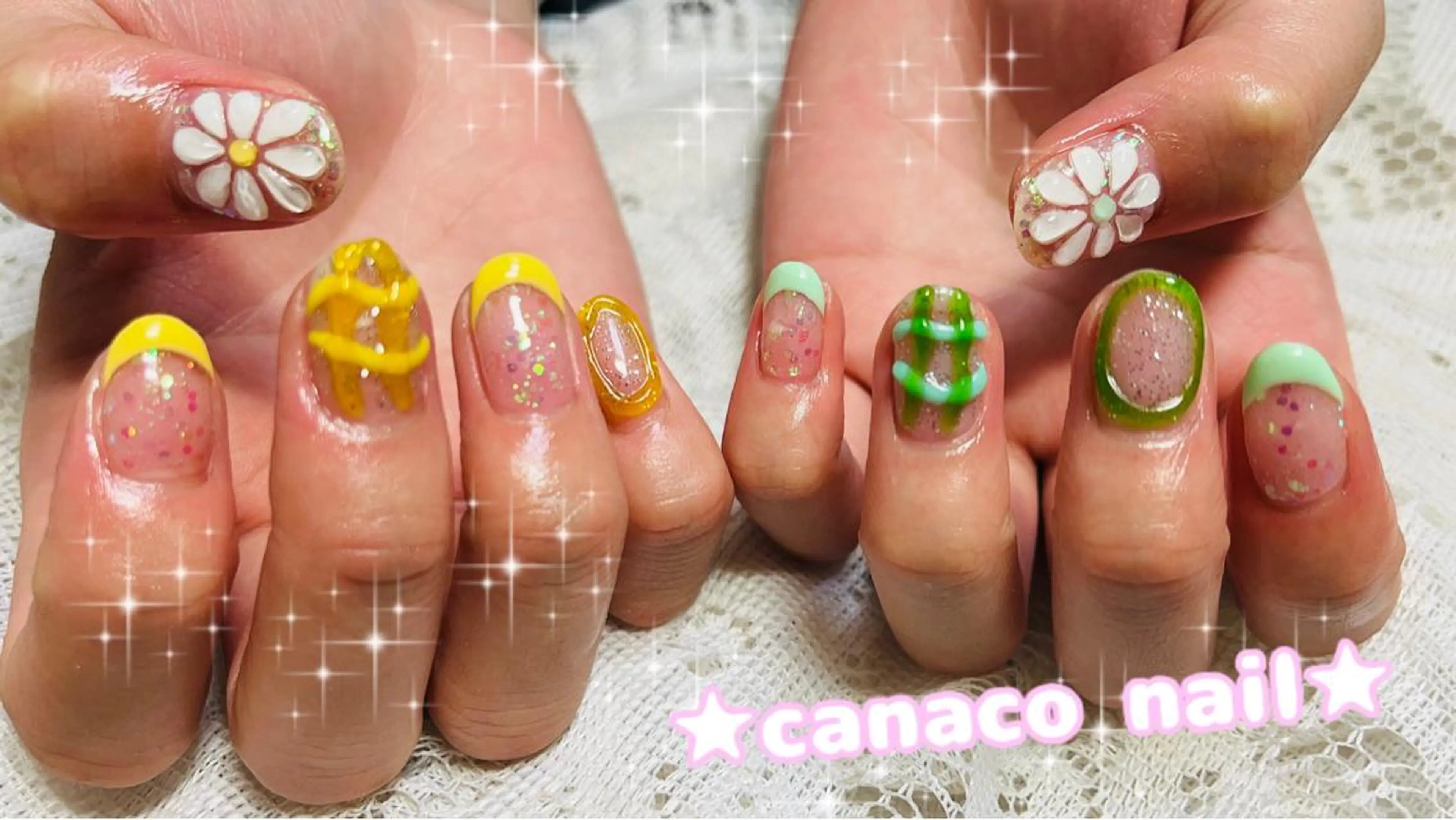 ネイル アートネイル ジェルネイル 韓国ネイル パラジェル ぷっくりネイル ハンドネイル ハンドケア Felice所属・ベテランネイル cnc  nailのネイルデザイン