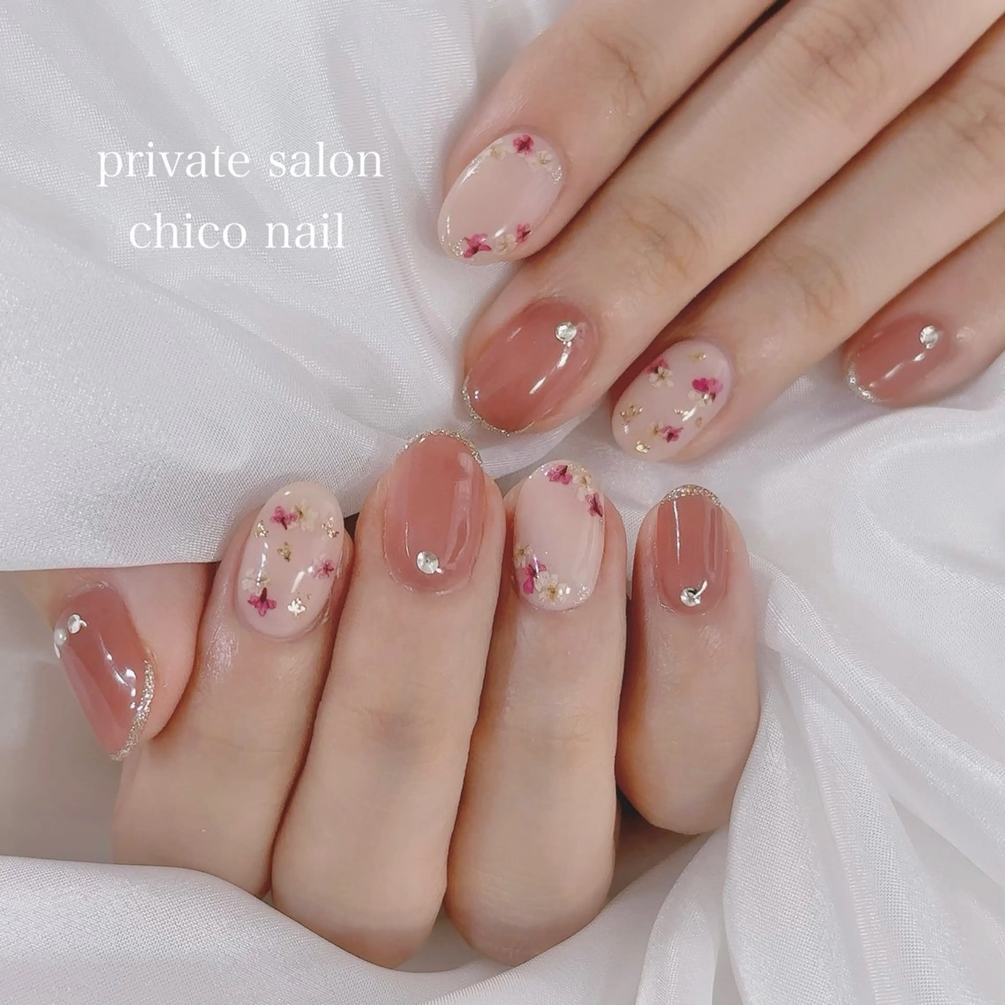 ネイル フラワーネイル misa🌼 自由が丘のネイルデザイン