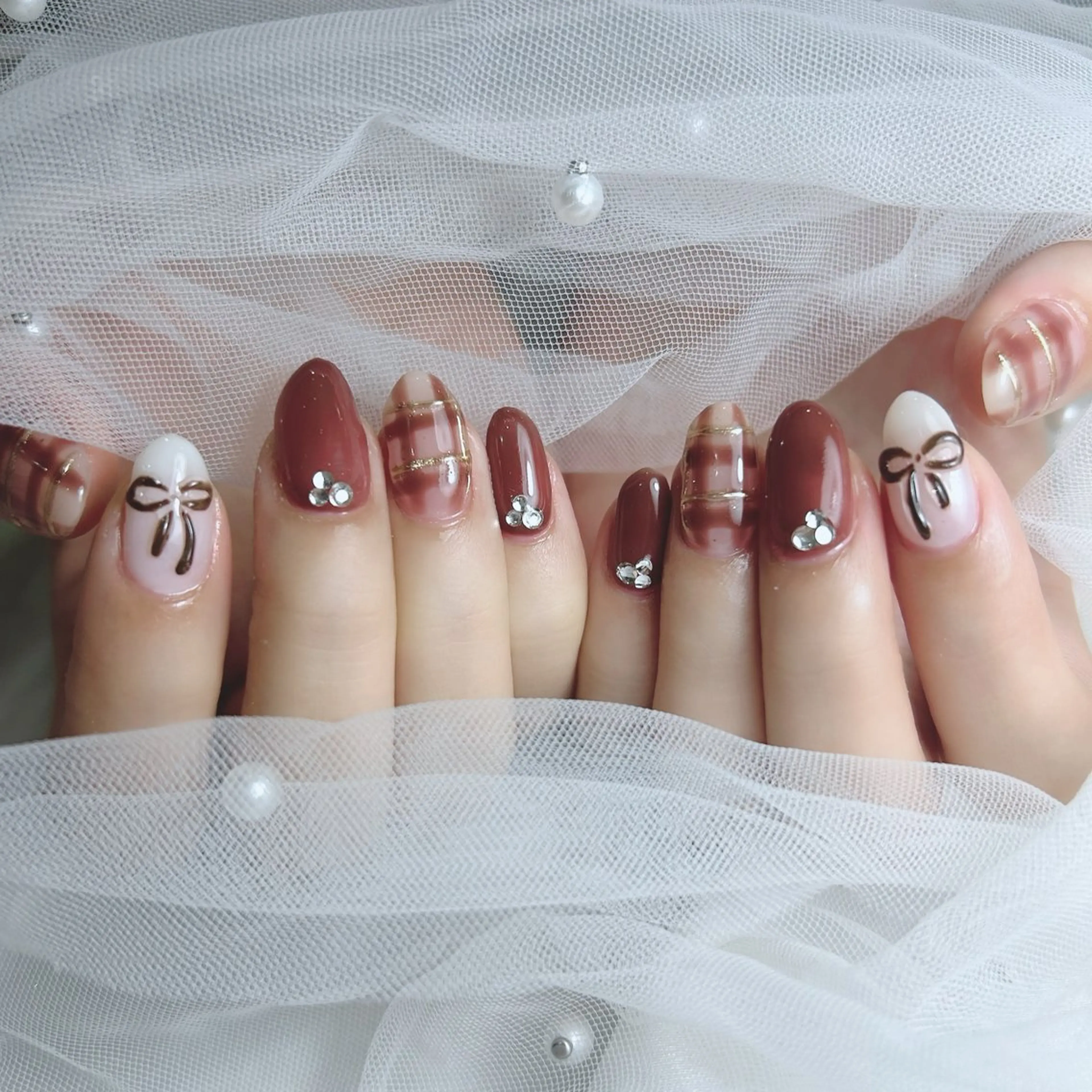 ネイル ハンドネイル Monart♡ 石光のネイルデザイン