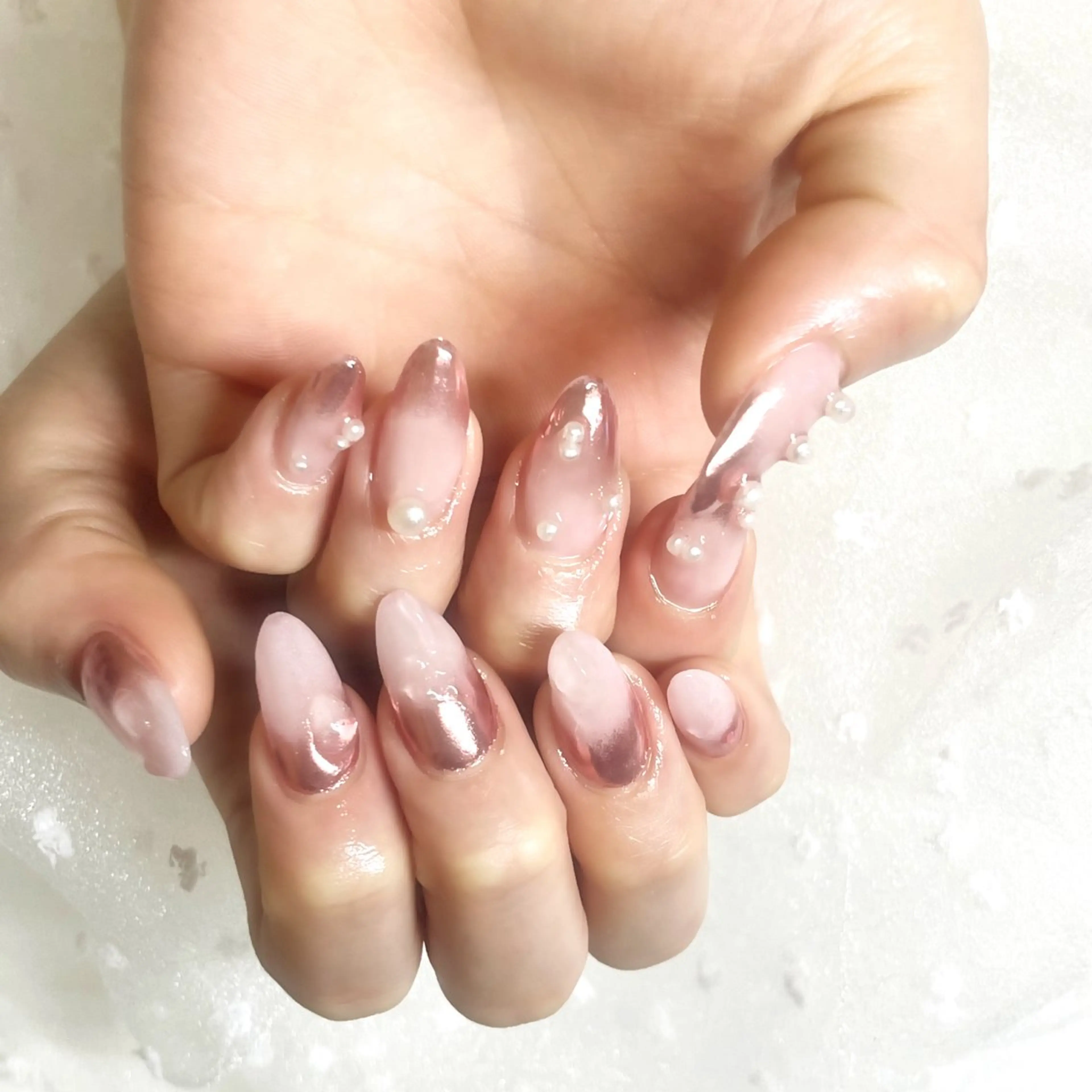 ネイル 長さ出し スカルプネイル plaisir所属・plaisir プレジールネイルのネイルデザイン