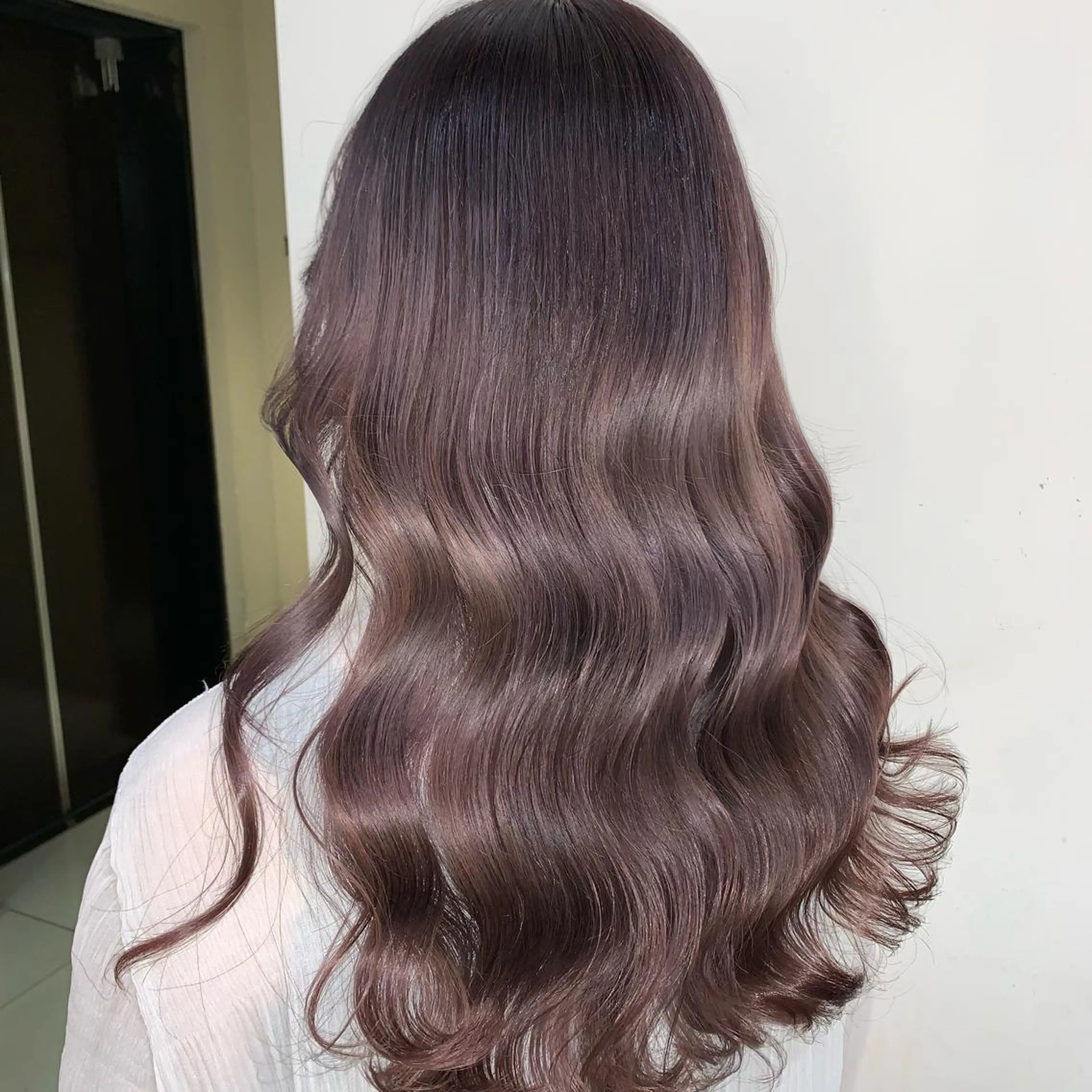 ロング カラー ヘアアレンジ 新宿♥ハッシュカット 暖色カラー♥Unaのヘアスタイル