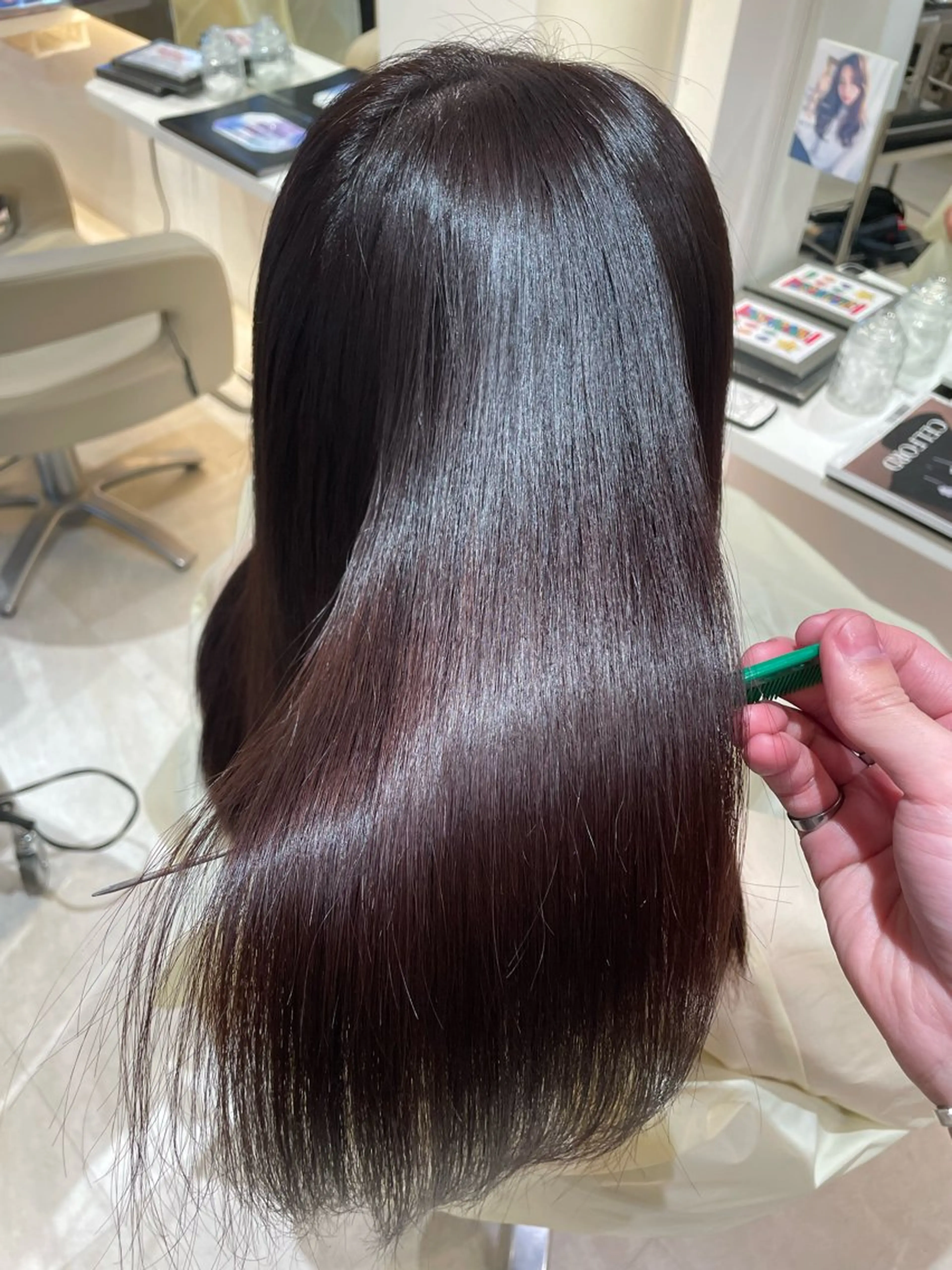 ロング ヘアメイクWiLL所属・髪質改善・縮毛矯正 濱　泰賀のヘアスタイル