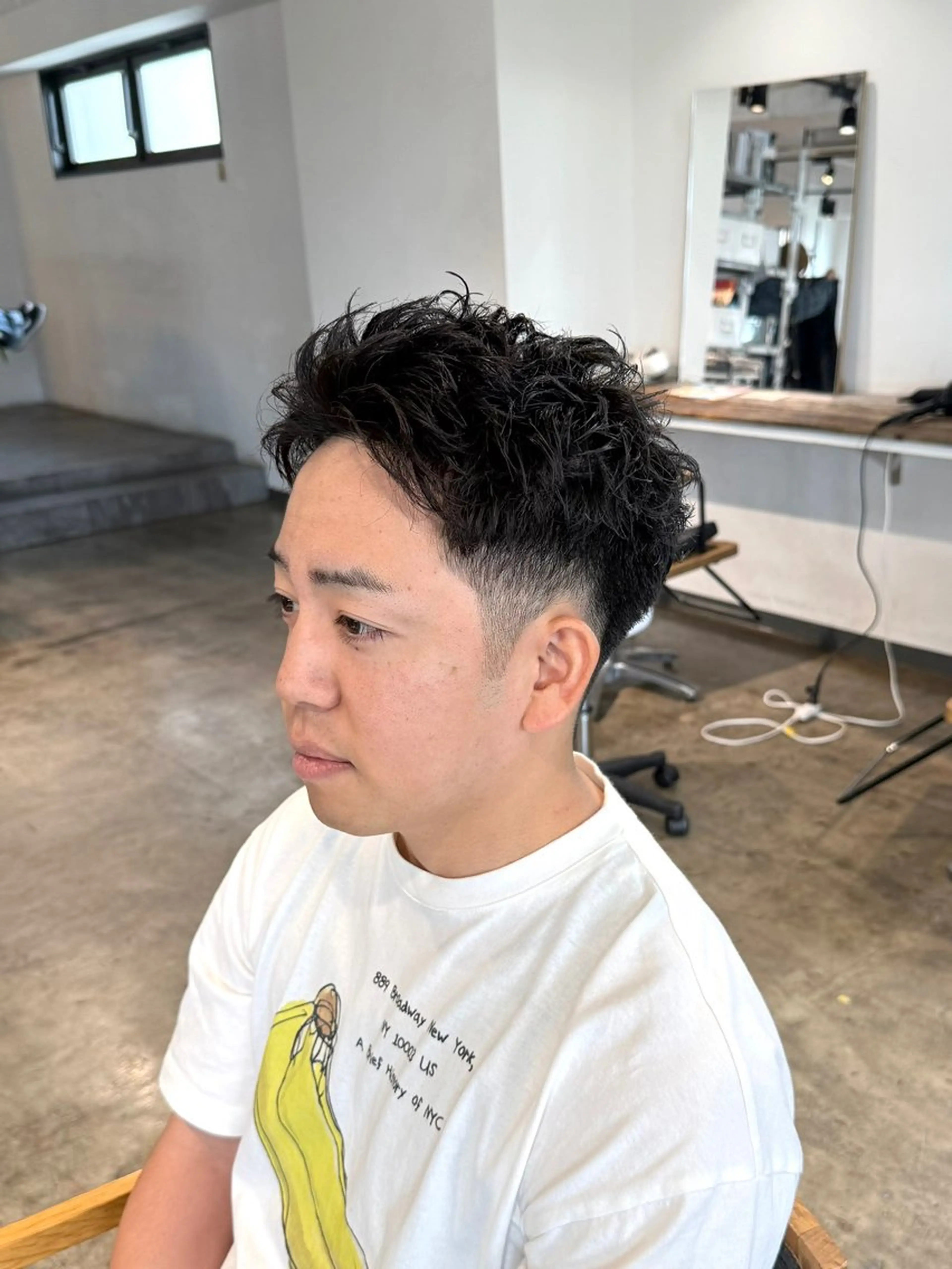 パーマ メンズ メンズパーマ カット パーマ トリートメント 骨格補正施術/メンズ 専門美容師/YUYAのヘアスタイル