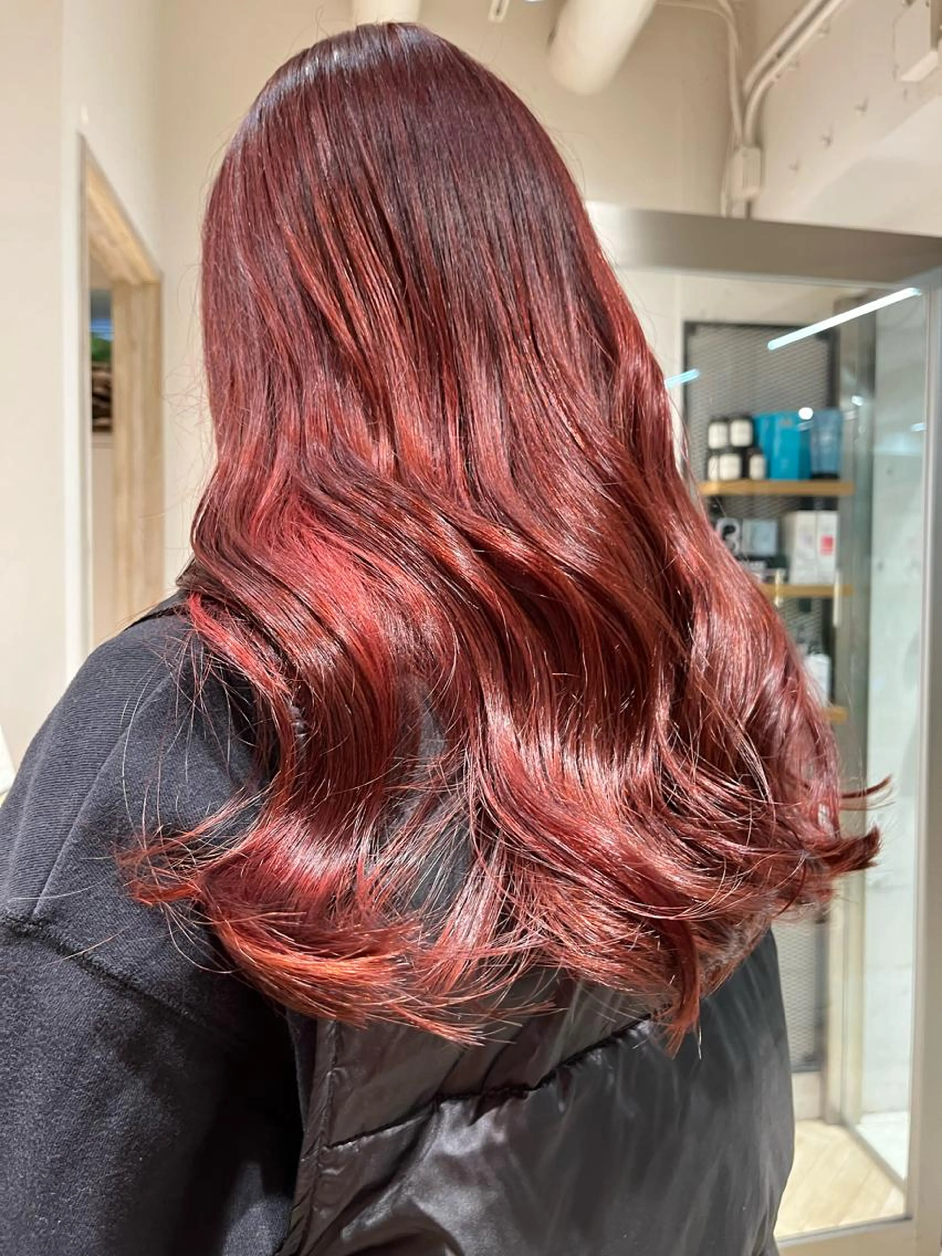 大人気🧡ブリーチなしダブルカラー🧡＋プチトリートメント＋スタイリング🧡ワンカラーでは出ない透明感や色味が叶います！の写真