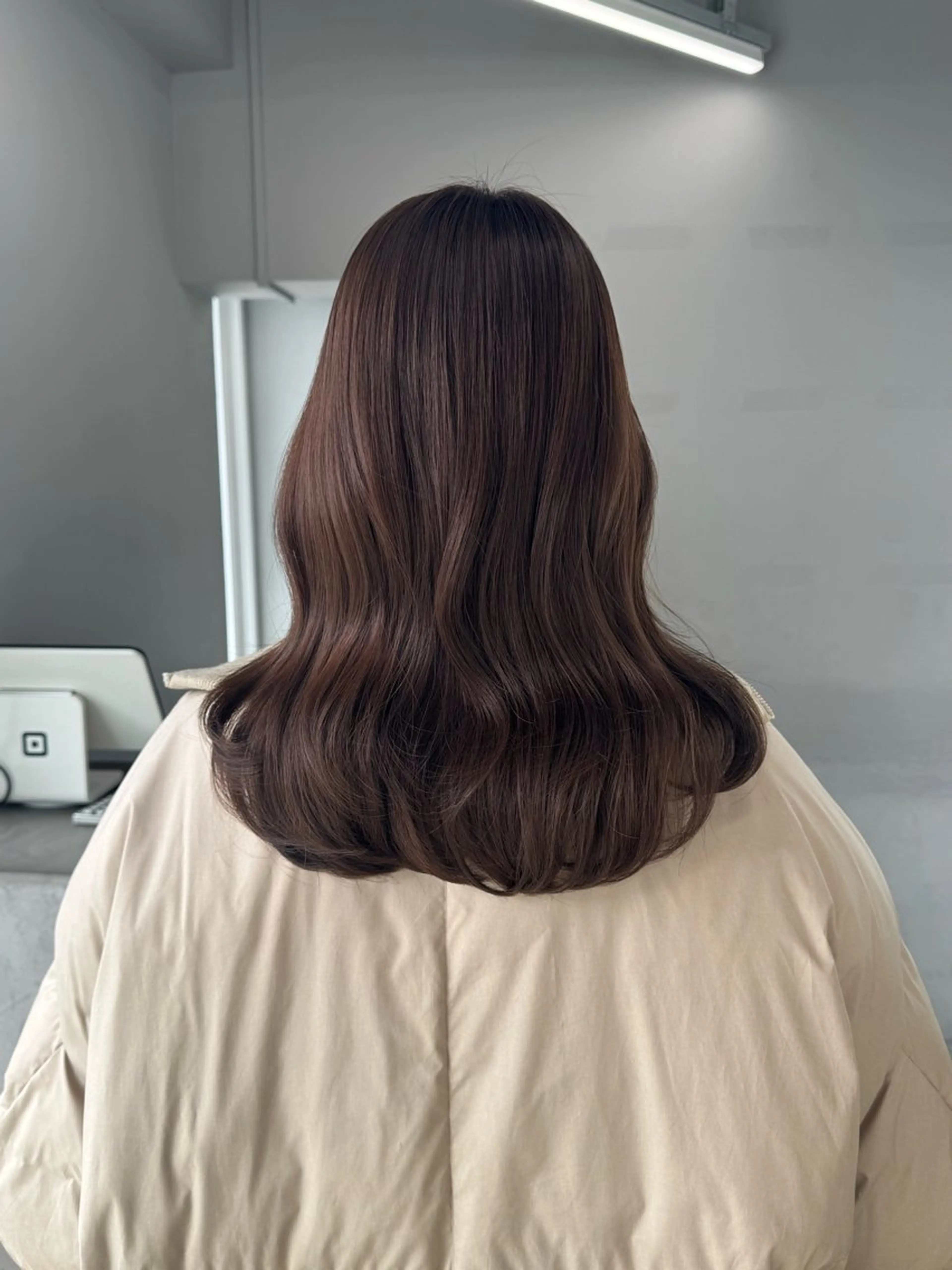 カラー ベージュカラー ブラウンカラー ブラウンベージュ ヘアカラー トリートメント maina/透明感 ベージュ/ブラウンのヘアスタイル