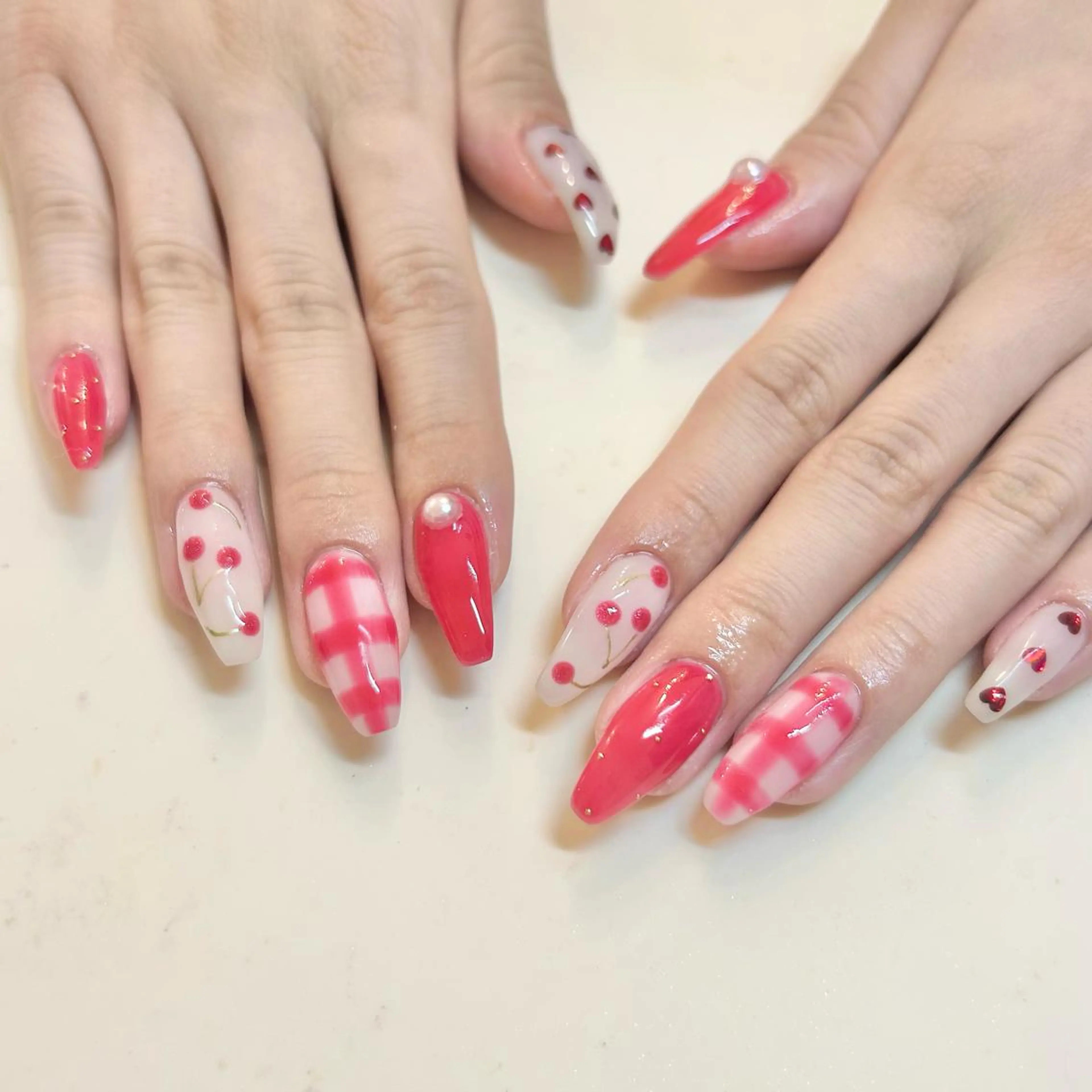 ネイル ハンドネイル 藤原 みゆのネイルデザイン