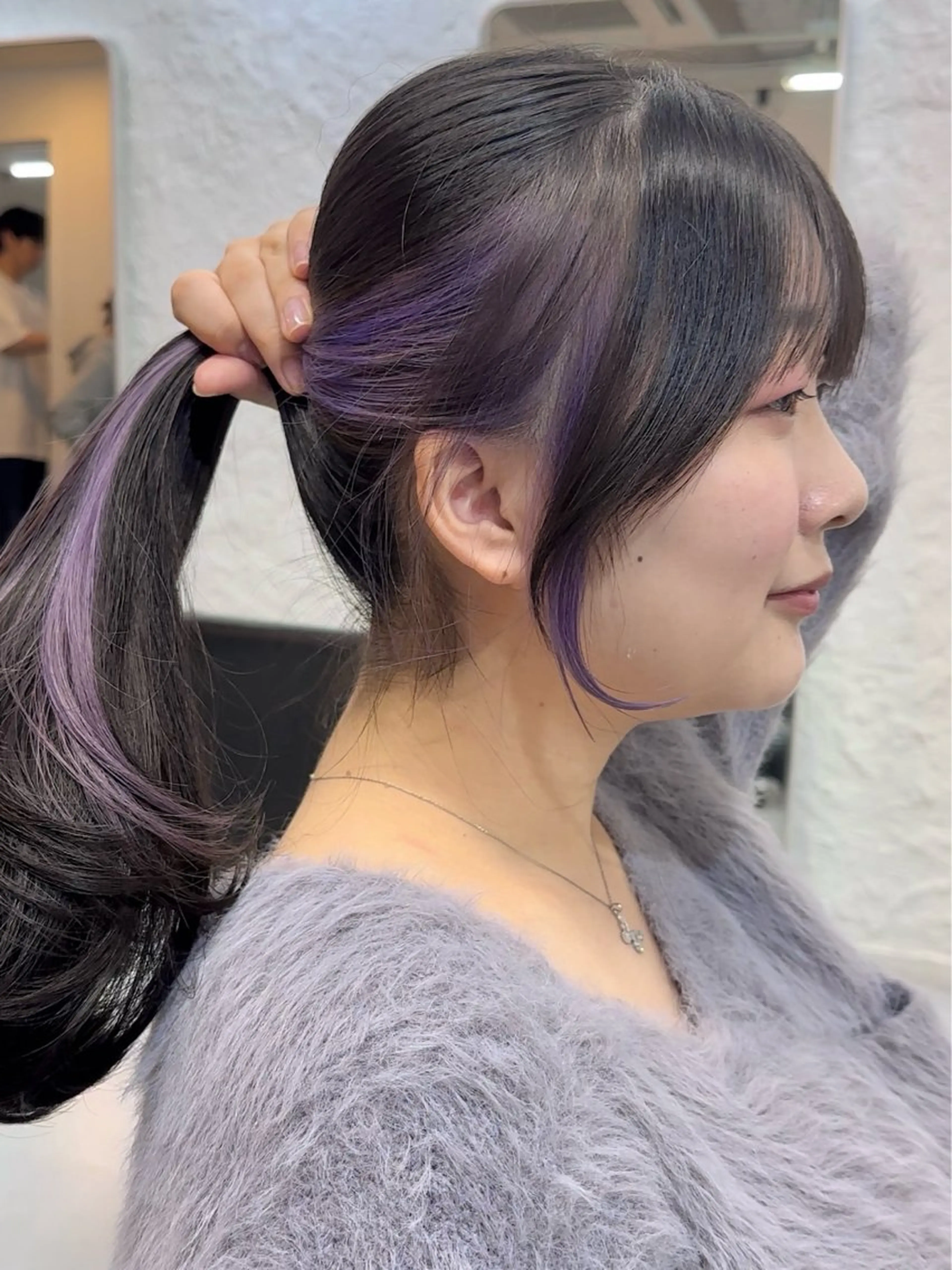 ロング カラー インナーカラー 韓国風ヘア カット ヘアカラー トリートメント インナーカラー/レイ ヤーカット♡/マキシのヘアスタイル