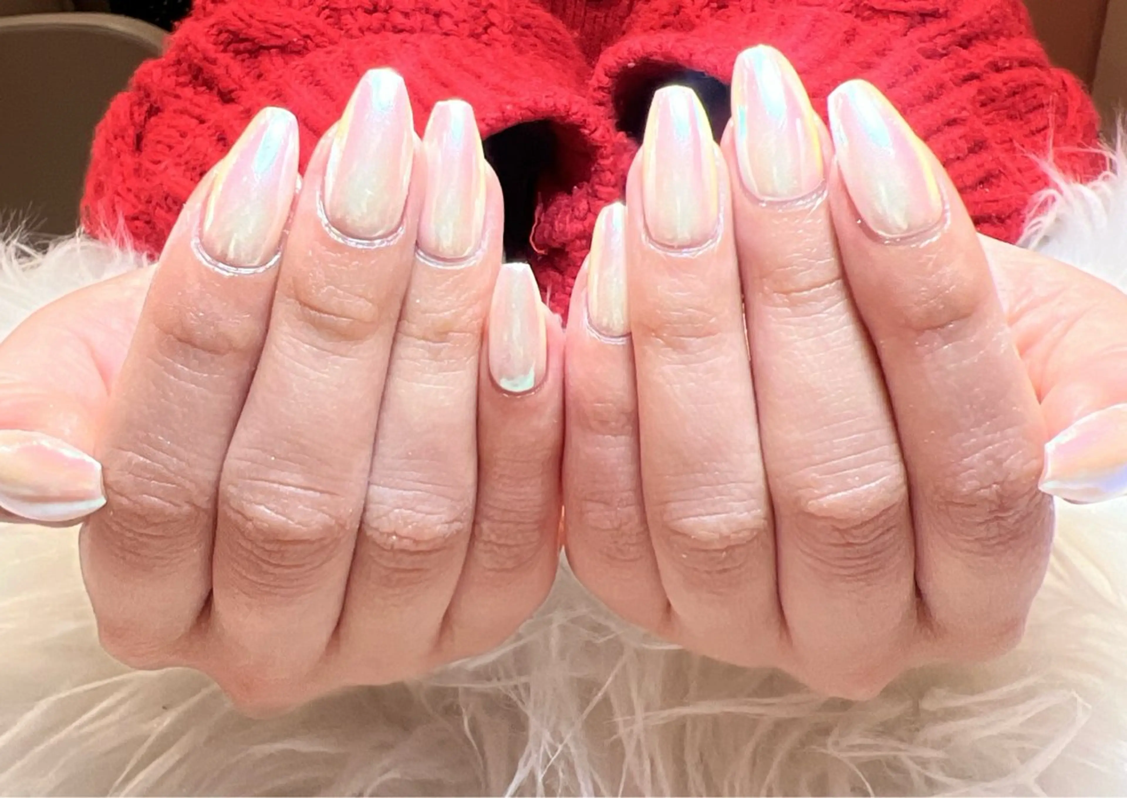 ネイル オーロラネイル LIB VALLA haruka🎀🫧のネイルデザイン