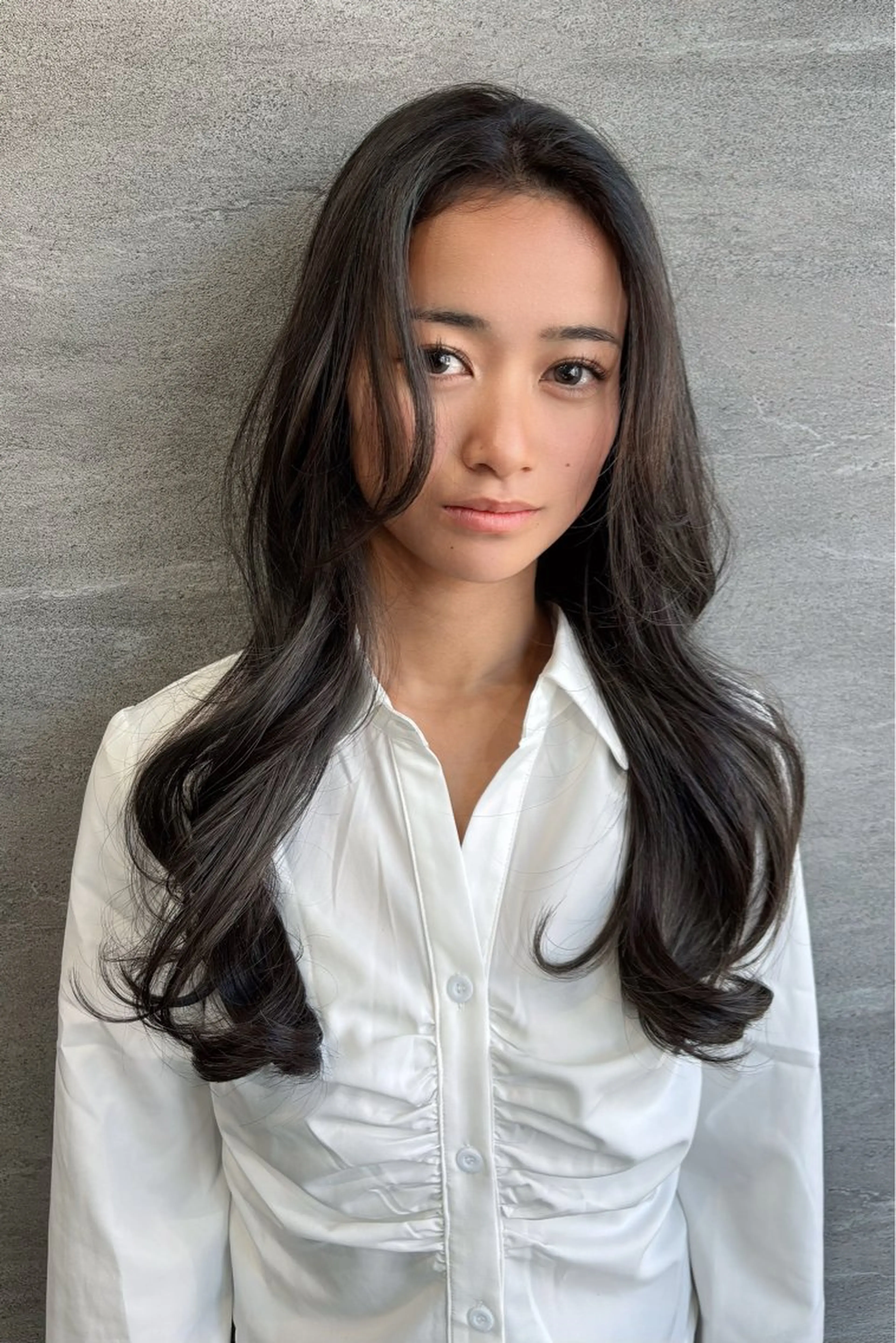 ロング カラー カット ヘアカラー トリートメント 永井大樹✨ 透明感カラー✨のヘアスタイル