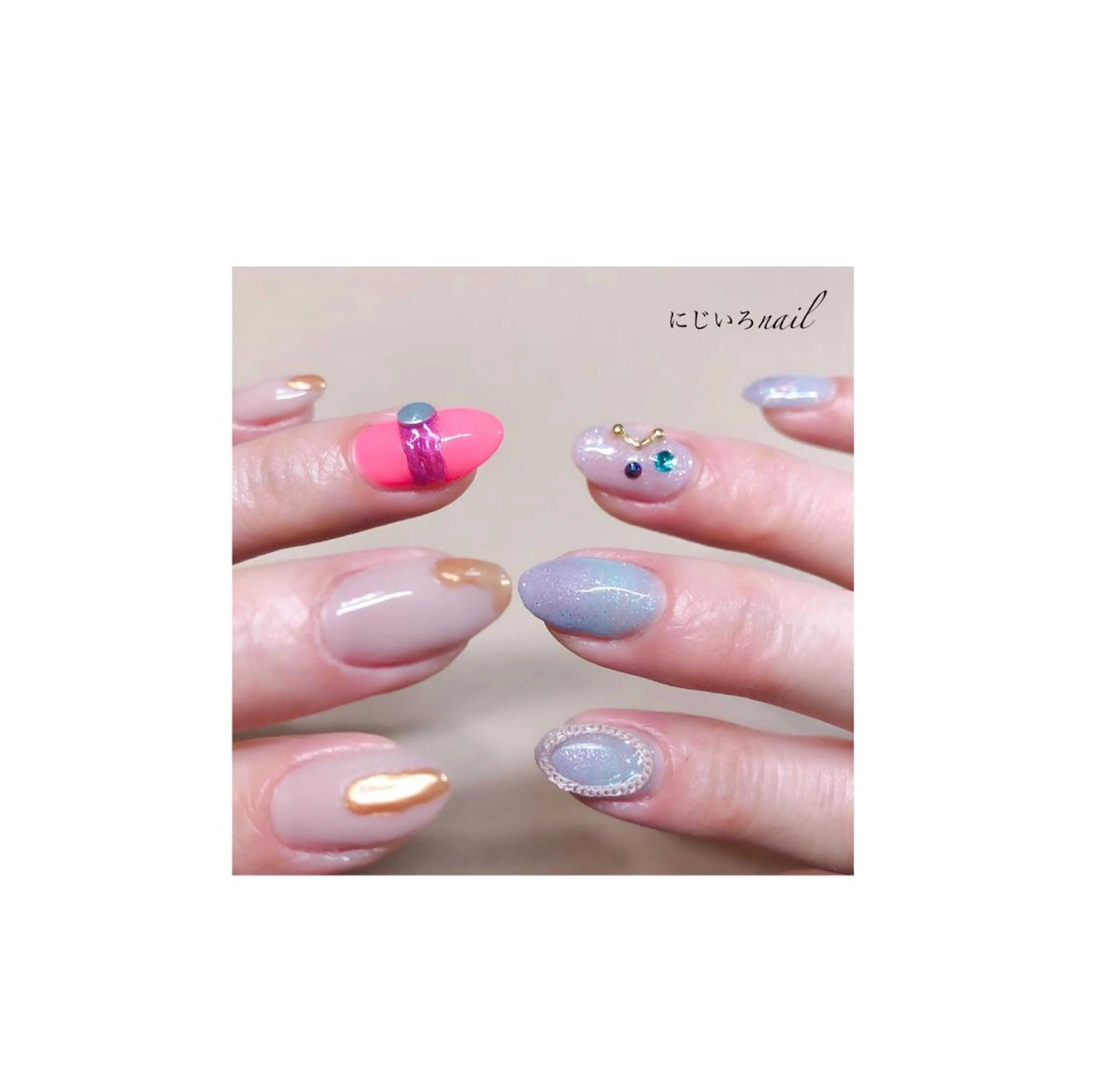 ネイル にじいろ nailのネイルデザイン