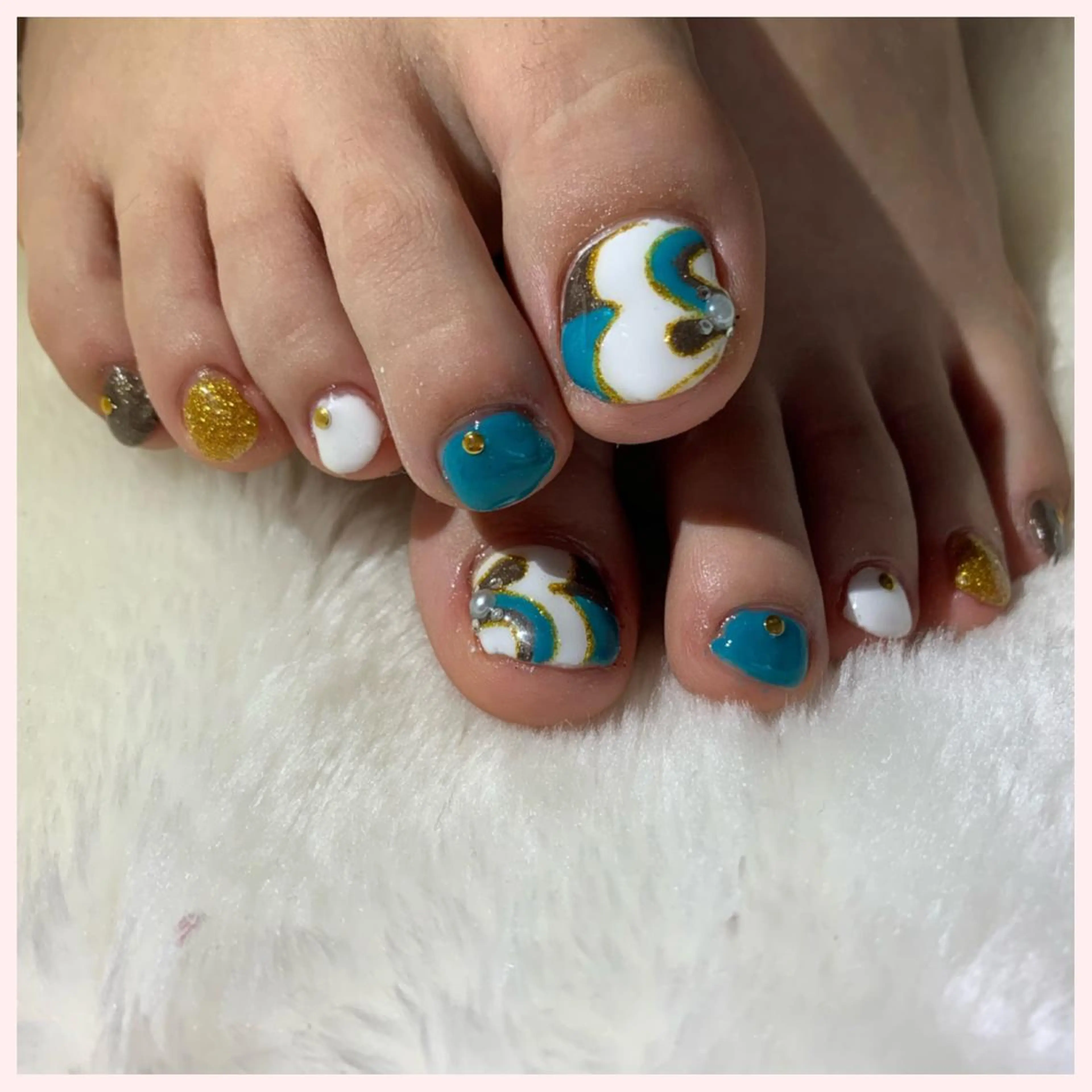 ネイル フットネイル Ogasawara Tokikaのネイルデザイン