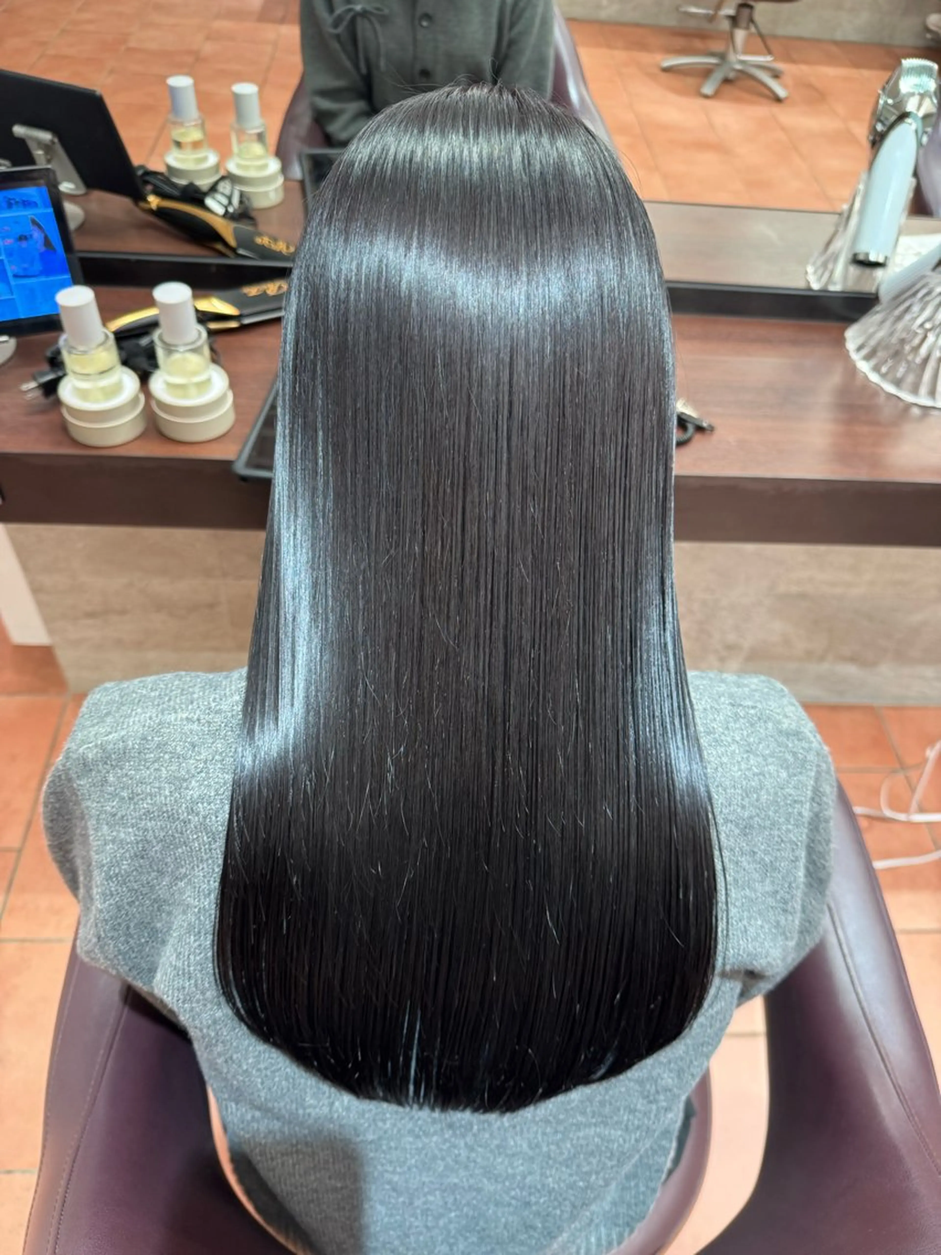 ロング パーマ カット 縮毛矯正 髪質改善✨🫧三澤 廉 M.SLASHのヘアスタイル