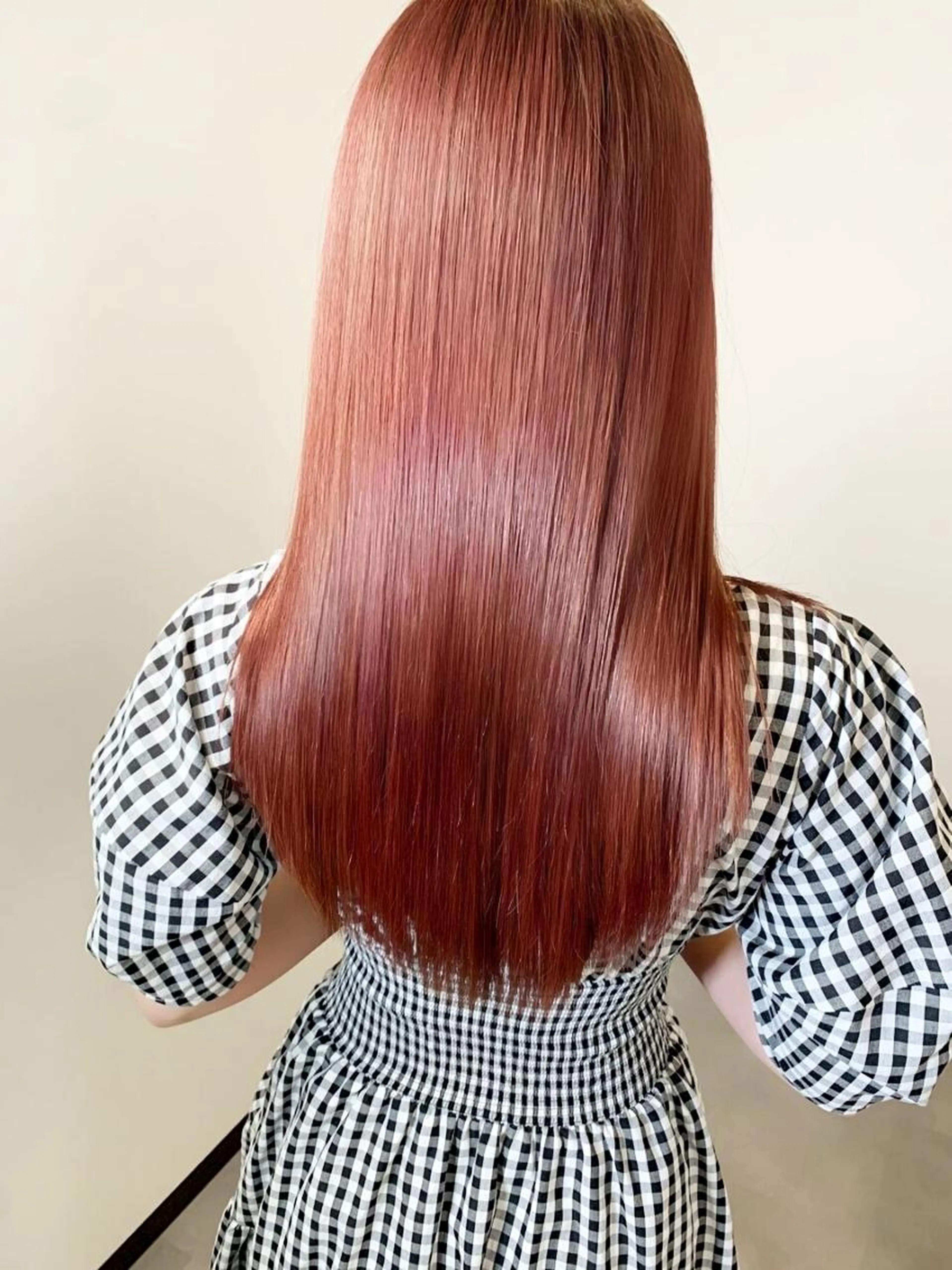 ヘアカラー+うる艶縮毛矯正+髪質改善トリートメント+カットの写真