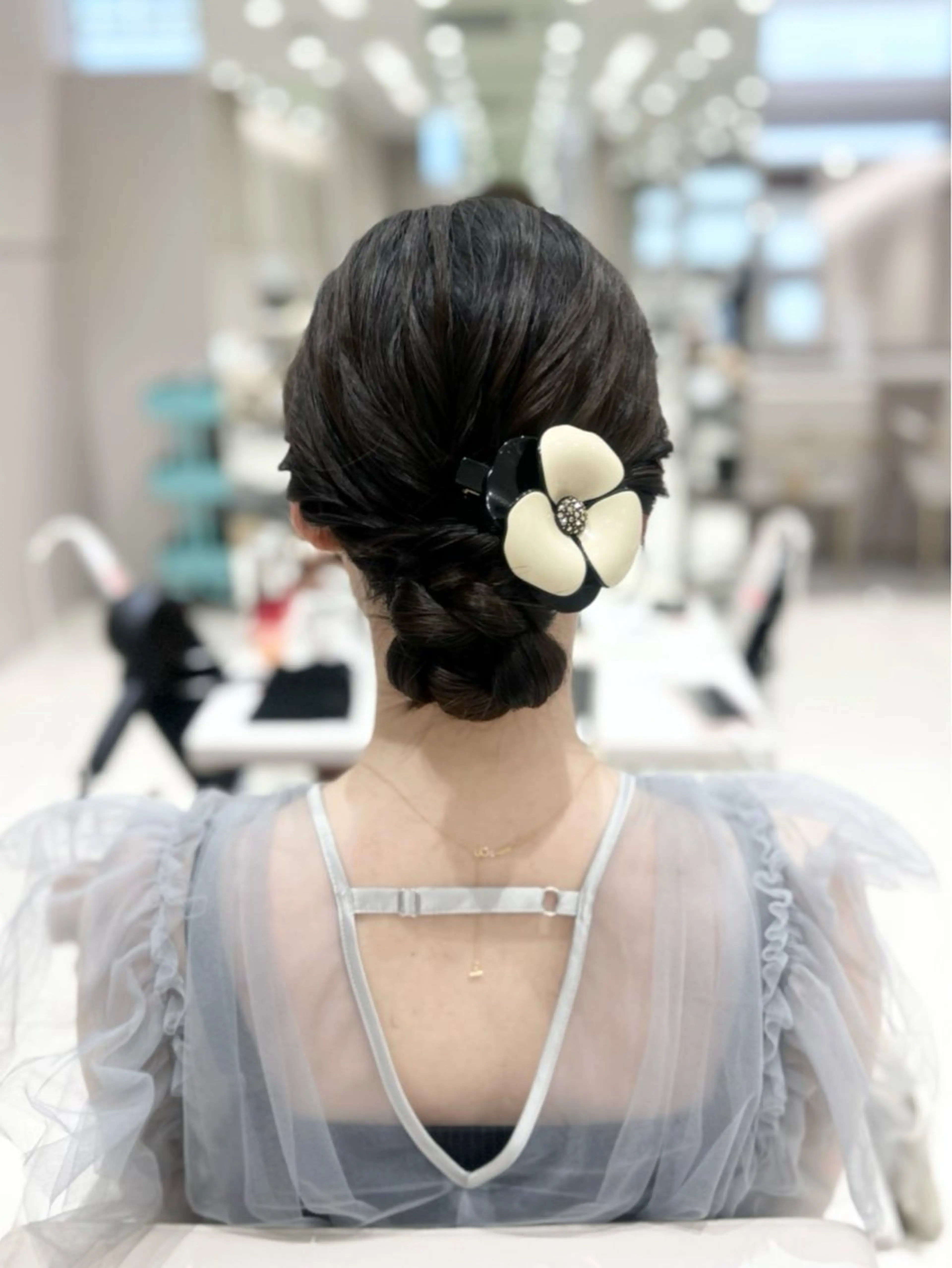 ミディアム カラー ヘアアレンジ ヘアセット 髙木美緒🌿 レイヤー/アレンジのヘアスタイル