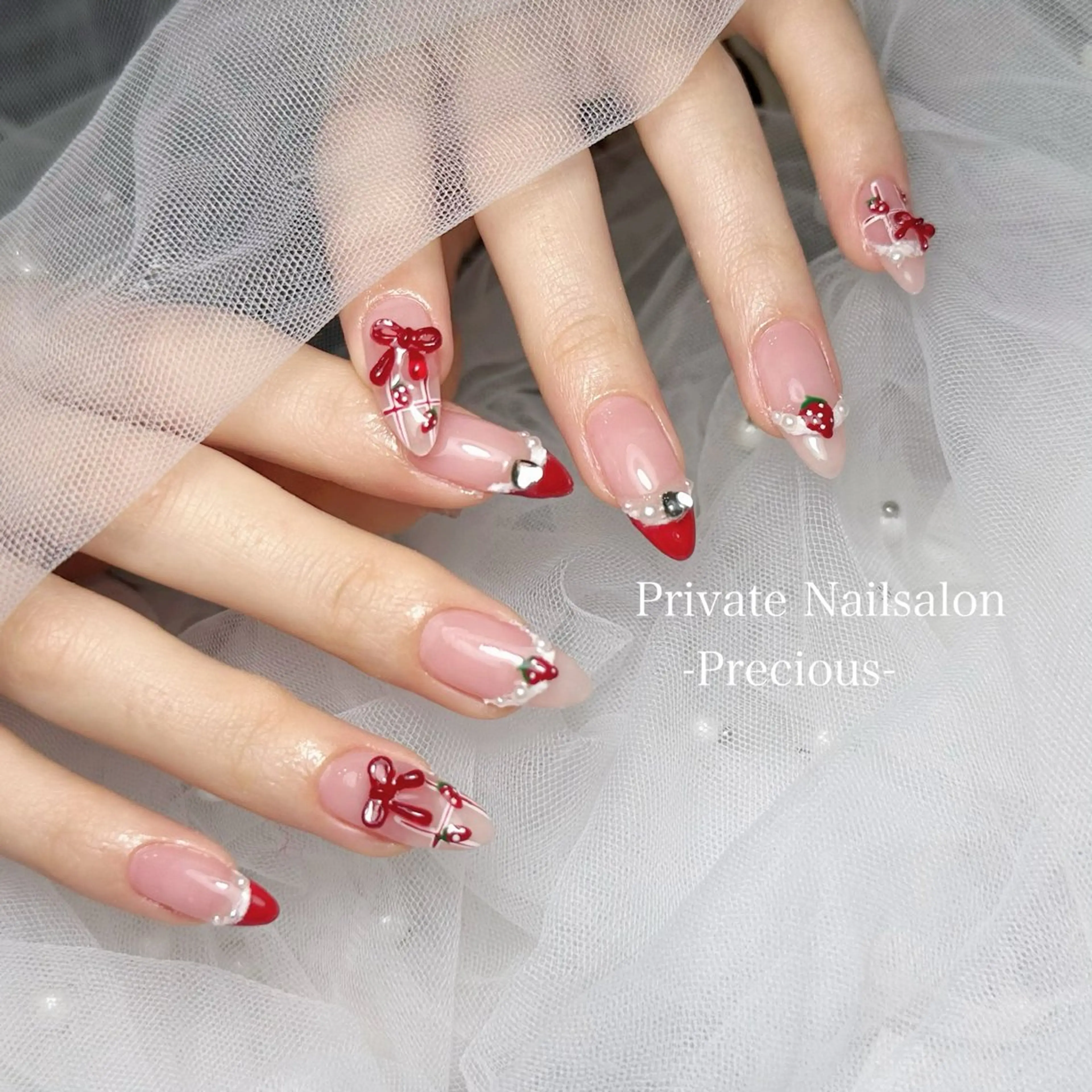 ネイル ハンドネイル Precious *･゜のネイルデザイン