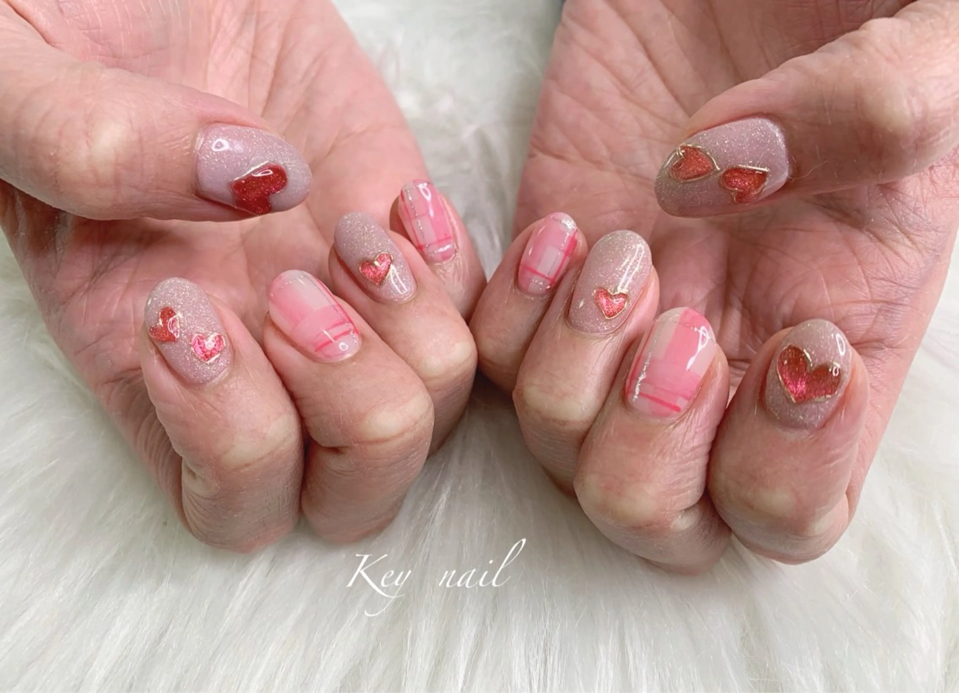 ネイル ハート Key nailのネイルデザイン