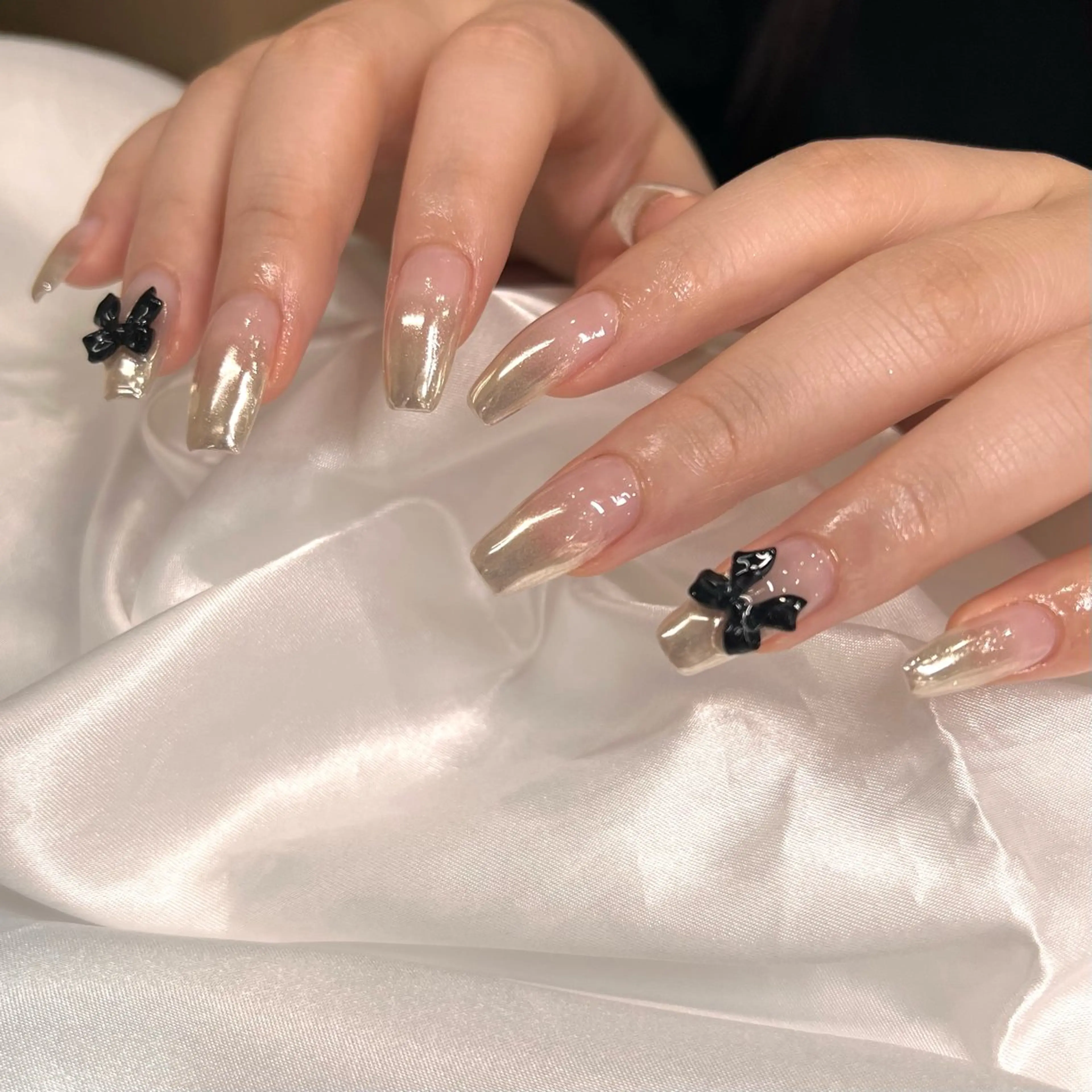 ネイル リボン REVIA_nail maiのネイルデザイン