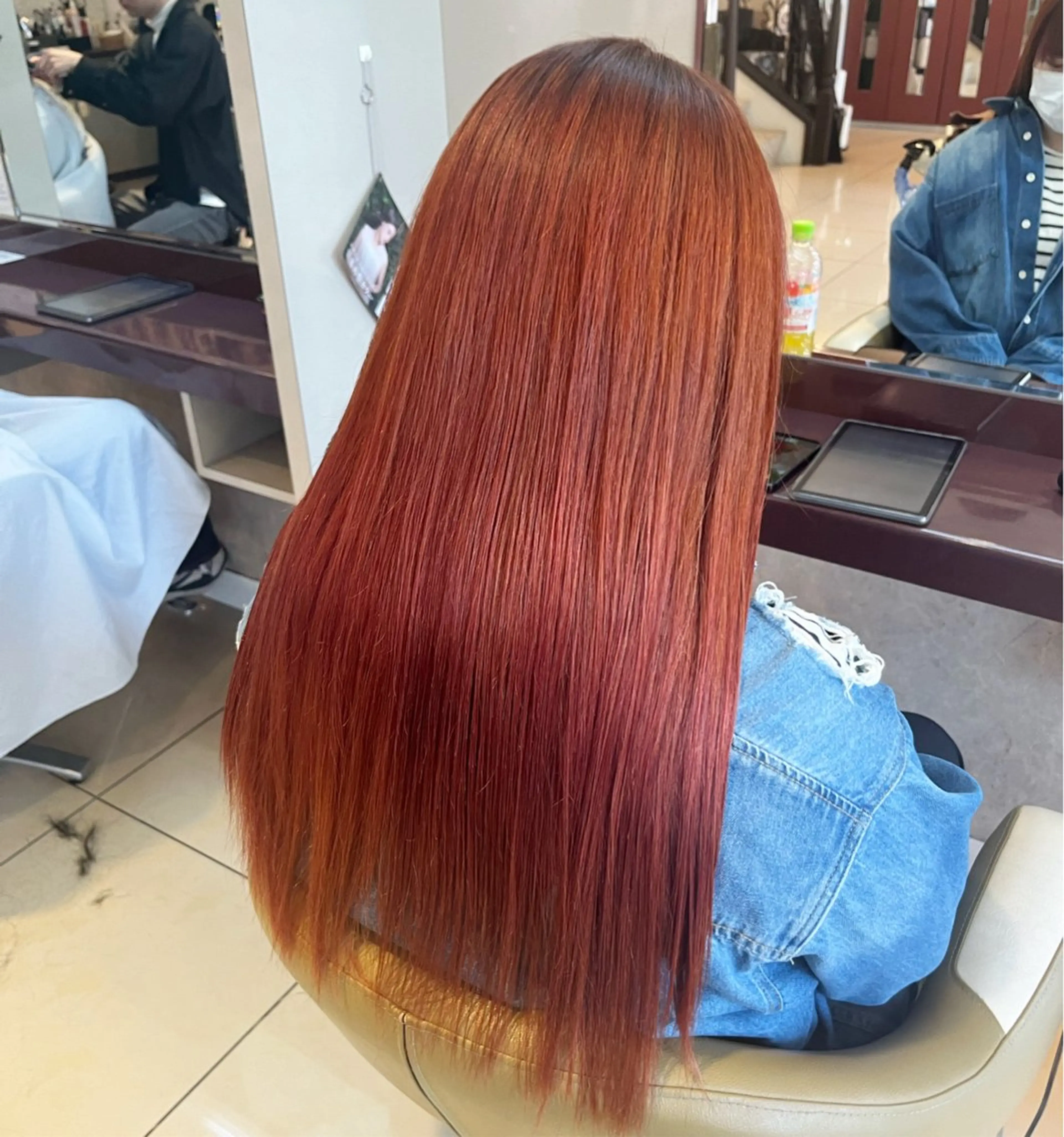 ロング カラー 八重樫 夢愛のヘアスタイル