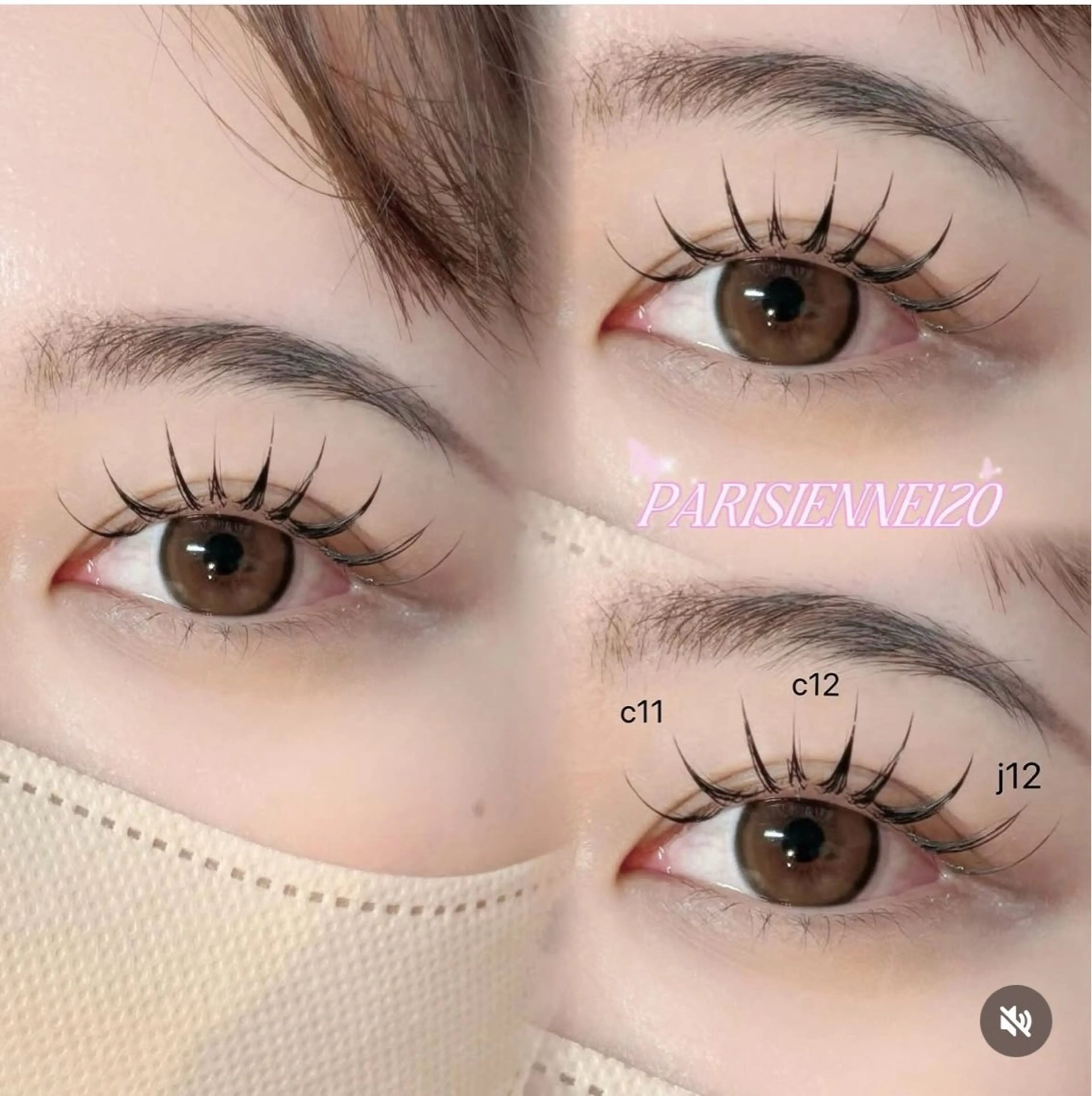 マツエク・マツパ sakura ⋆˚ʚɞのマツエク・マツパデザイン