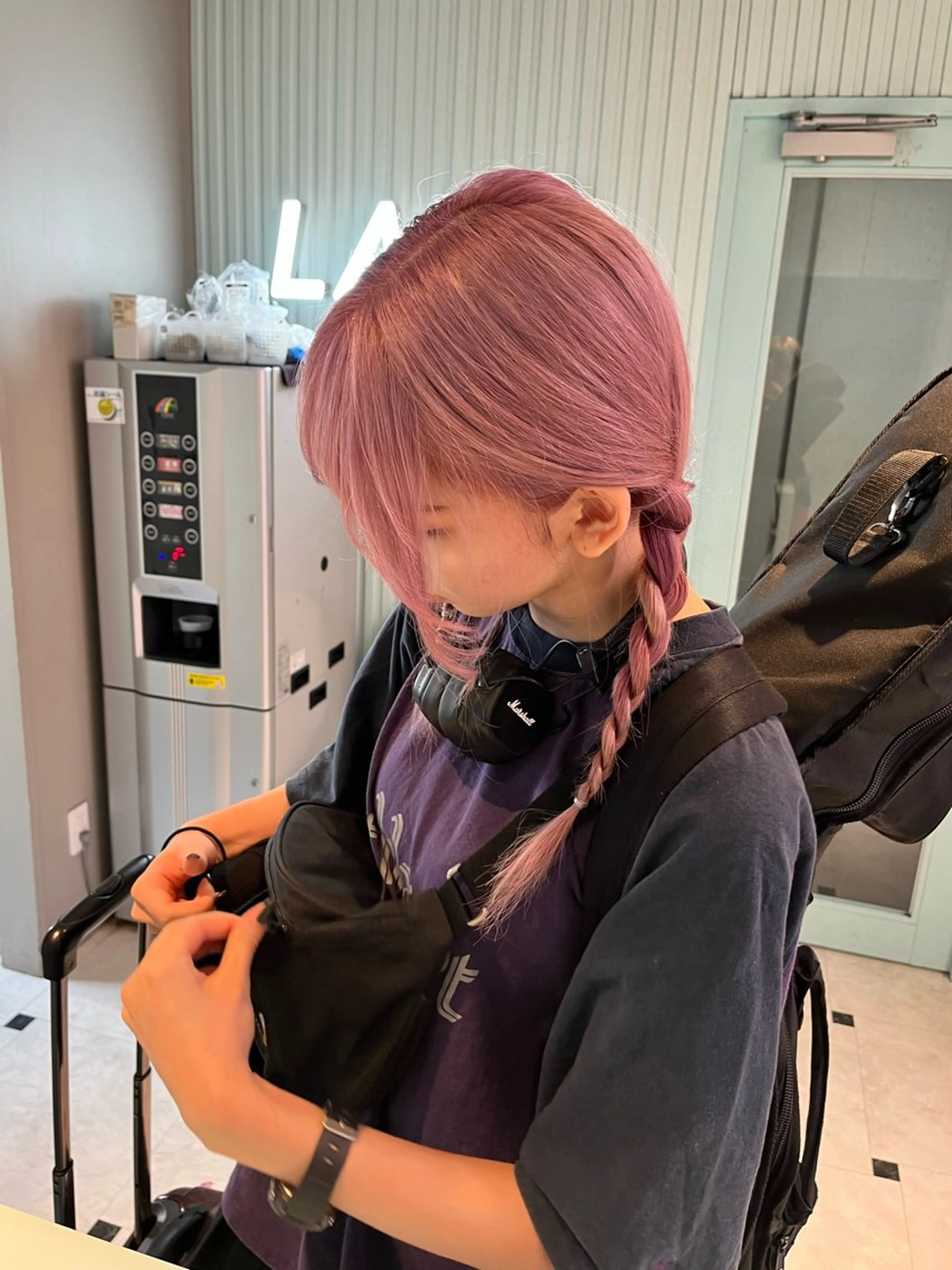 セミロング カラー ヘアアレンジ 愛されカラー🩷 はるなのヘアスタイル