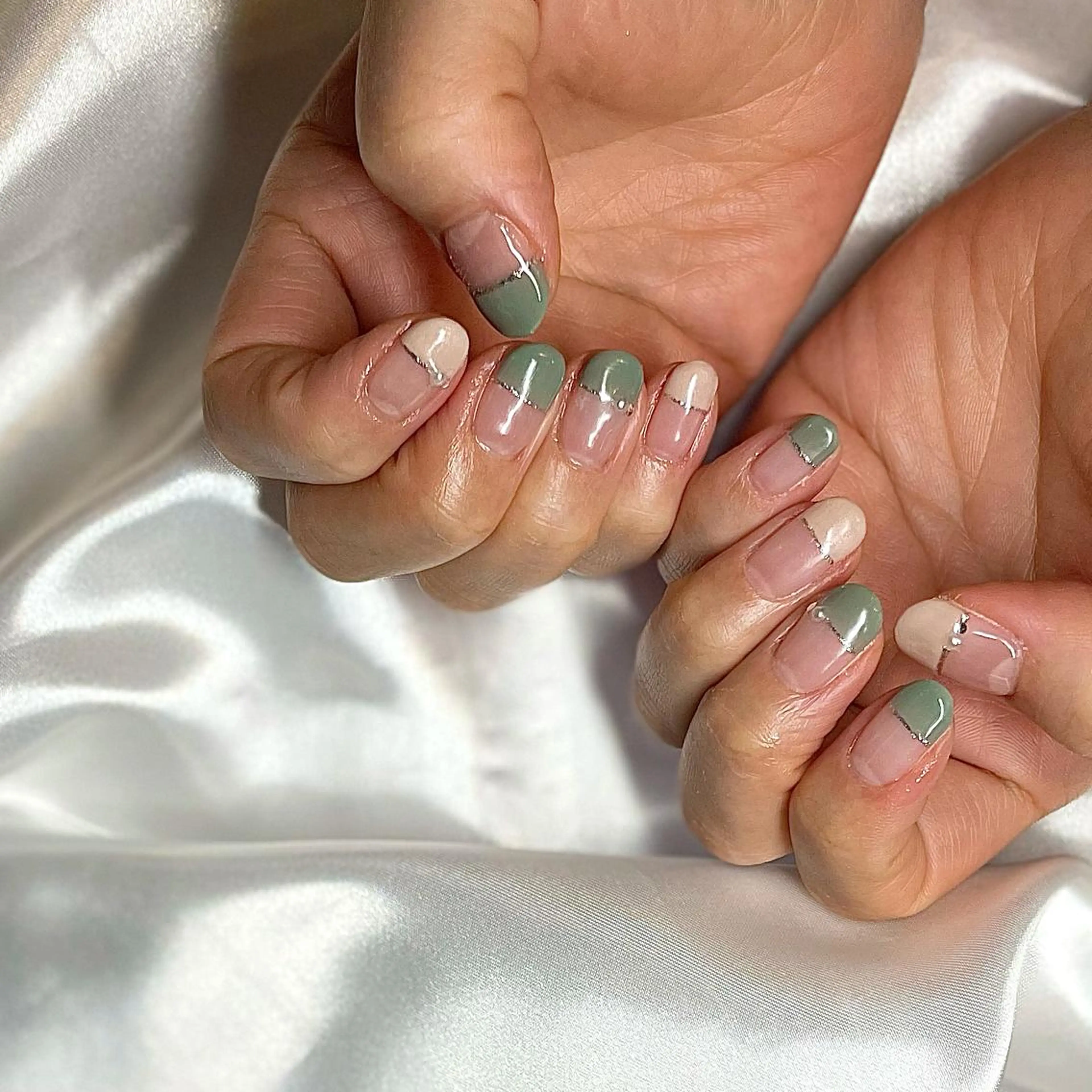 ショート カラー パーマ ヘアアレンジ メンズ キッズ ネイル マツエク・マツパ フレンチネイル ストレートパーマ ハンドネイル ハンドケア nail&eye Aoのマツエク・マツパデザイン