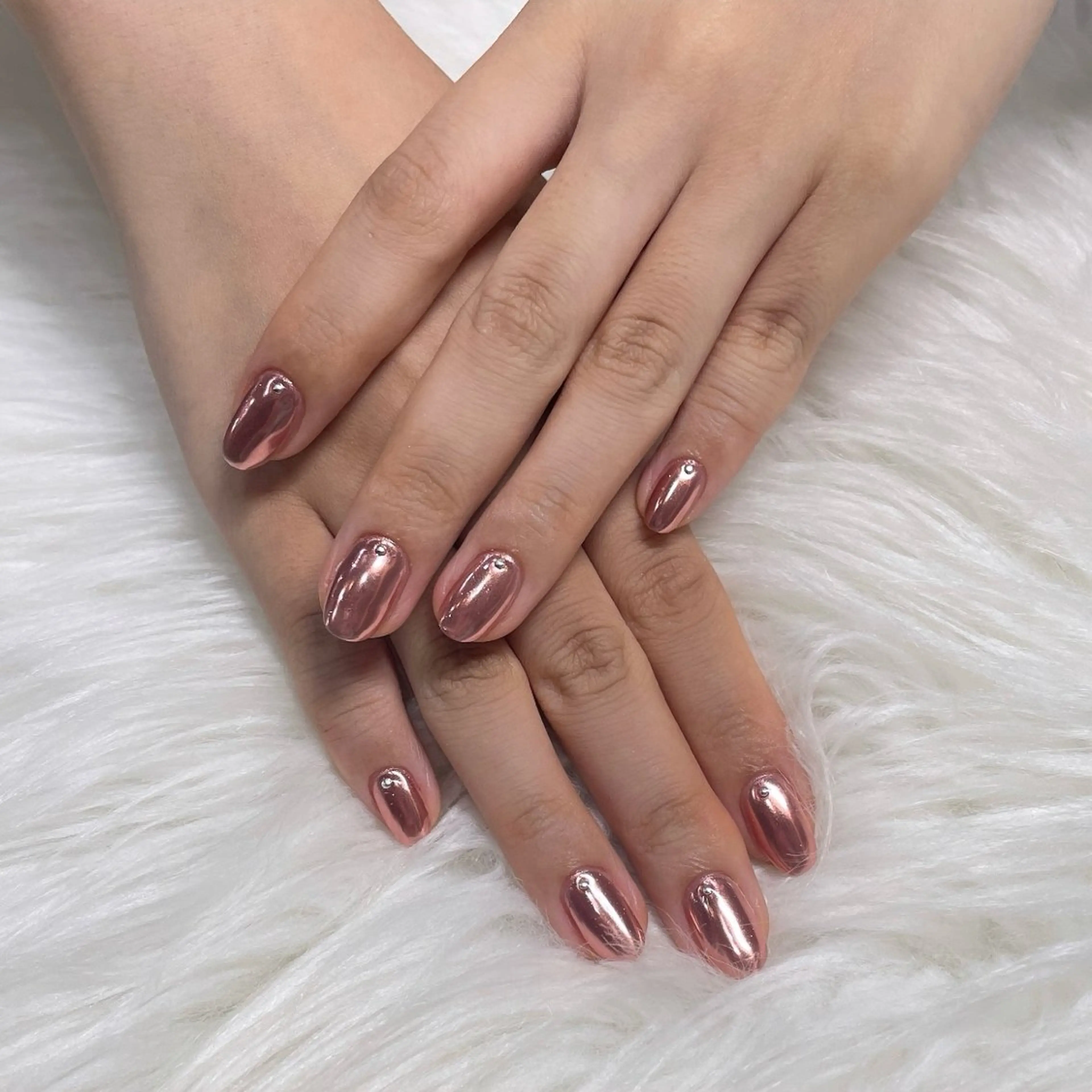 ネイル ミラーネイル ピンク IROHA NAIL所属・IROHA NAIL nanaのネイルデザイン