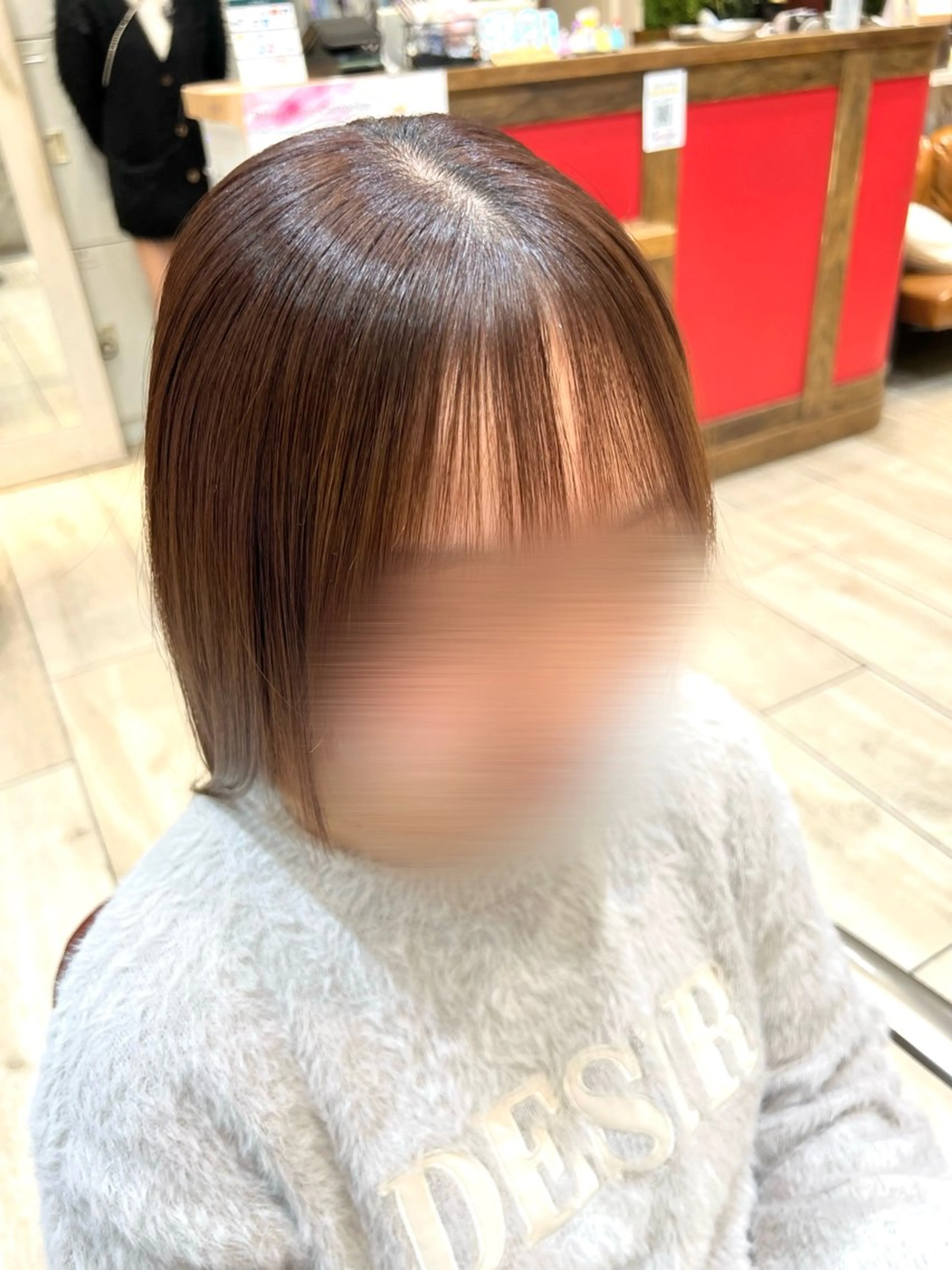 ショート カット しゅり/韓国艶カラー 🩶🫧エクステ🎀のヘアスタイル