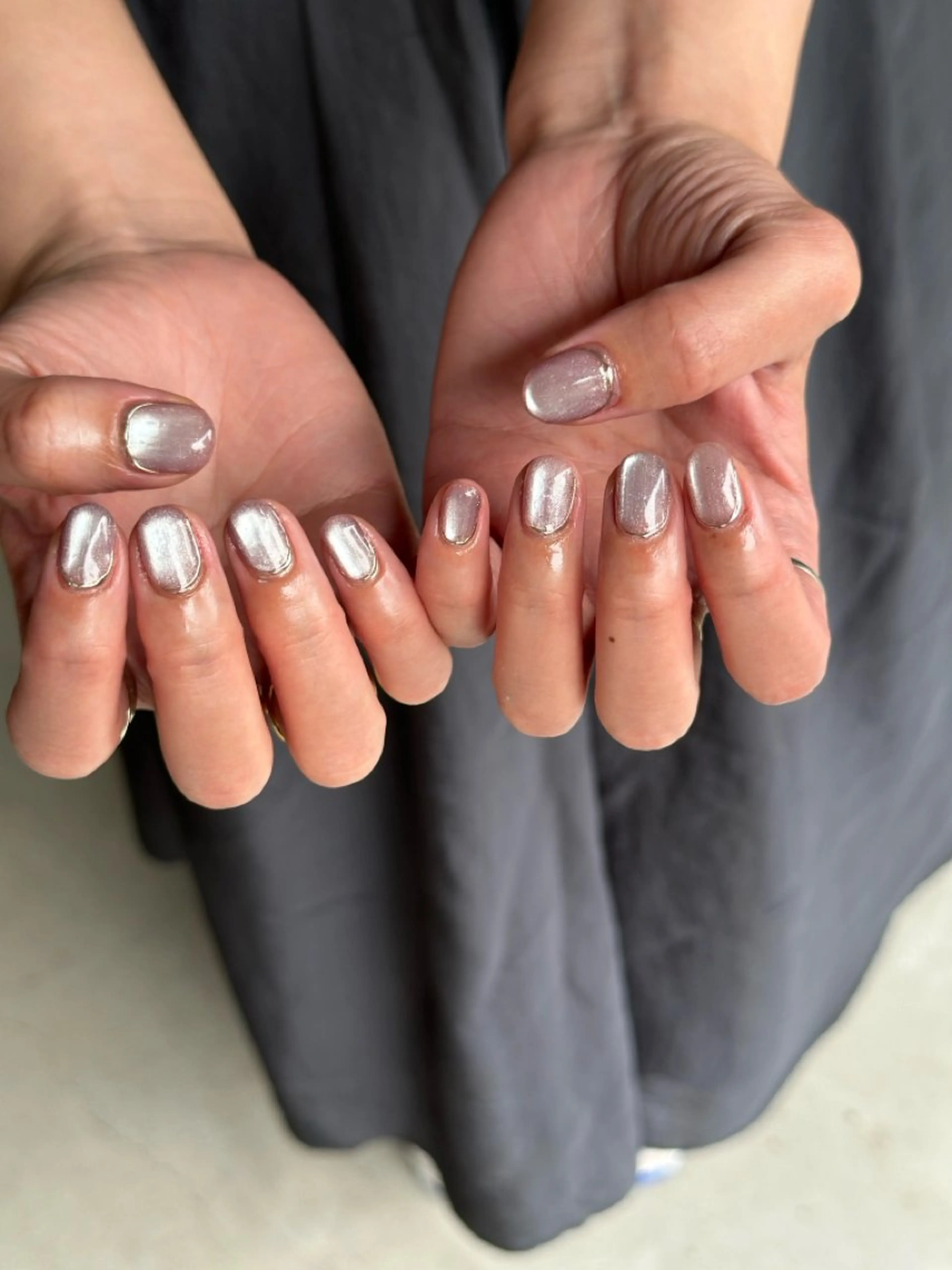 ネイル ミラーネイル ハンドネイル nail salon  ∞ mikanal ∞所属・nailsalon ∞ ﾐｶﾅﾙ ∞のネイルデザイン