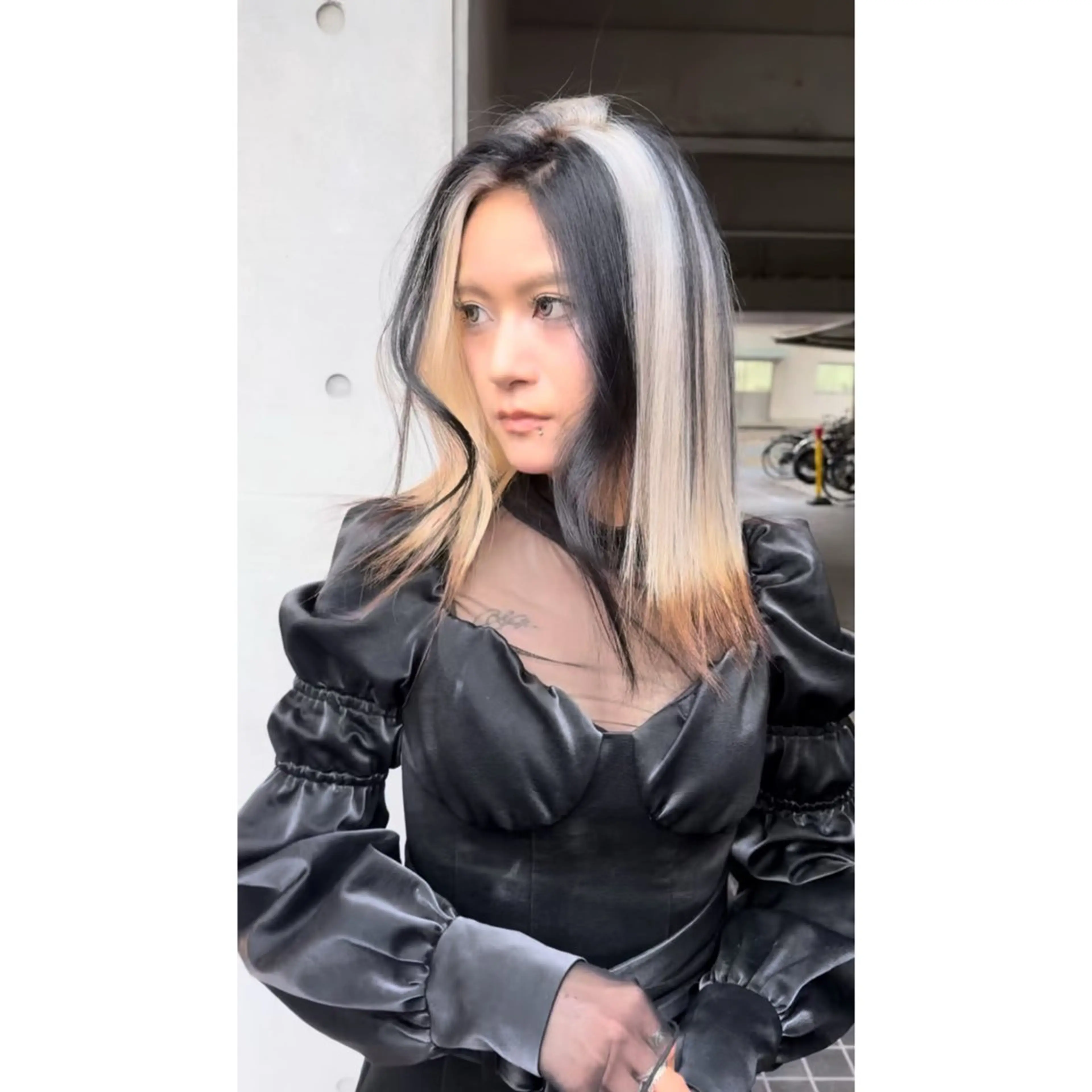 【平日限定メニュー】ケアブリーチ+カラー+クイックトリートメント🕊🫧の写真