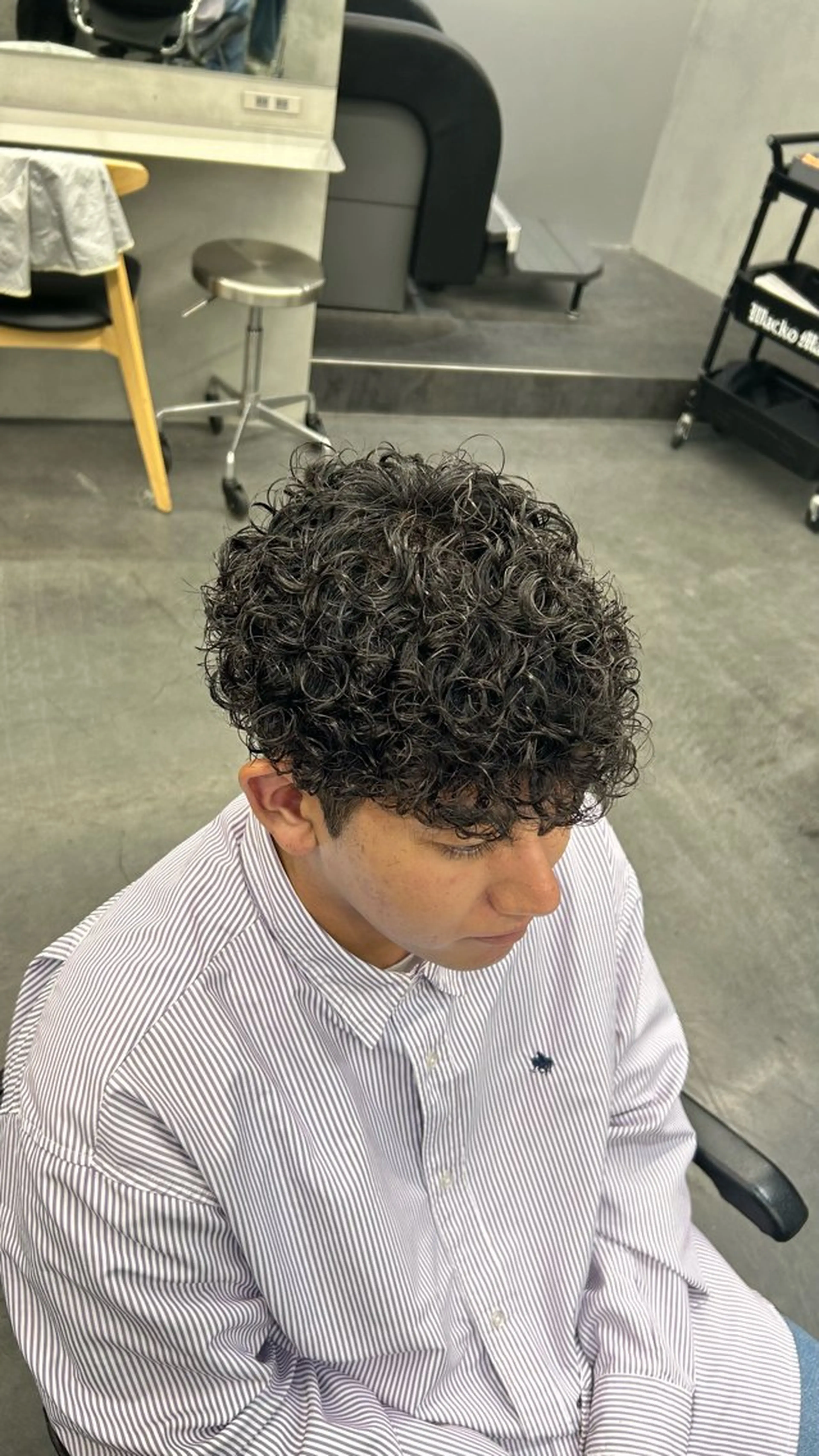 パーマ メンズ 藤平海音/fifth PARKのヘアスタイル