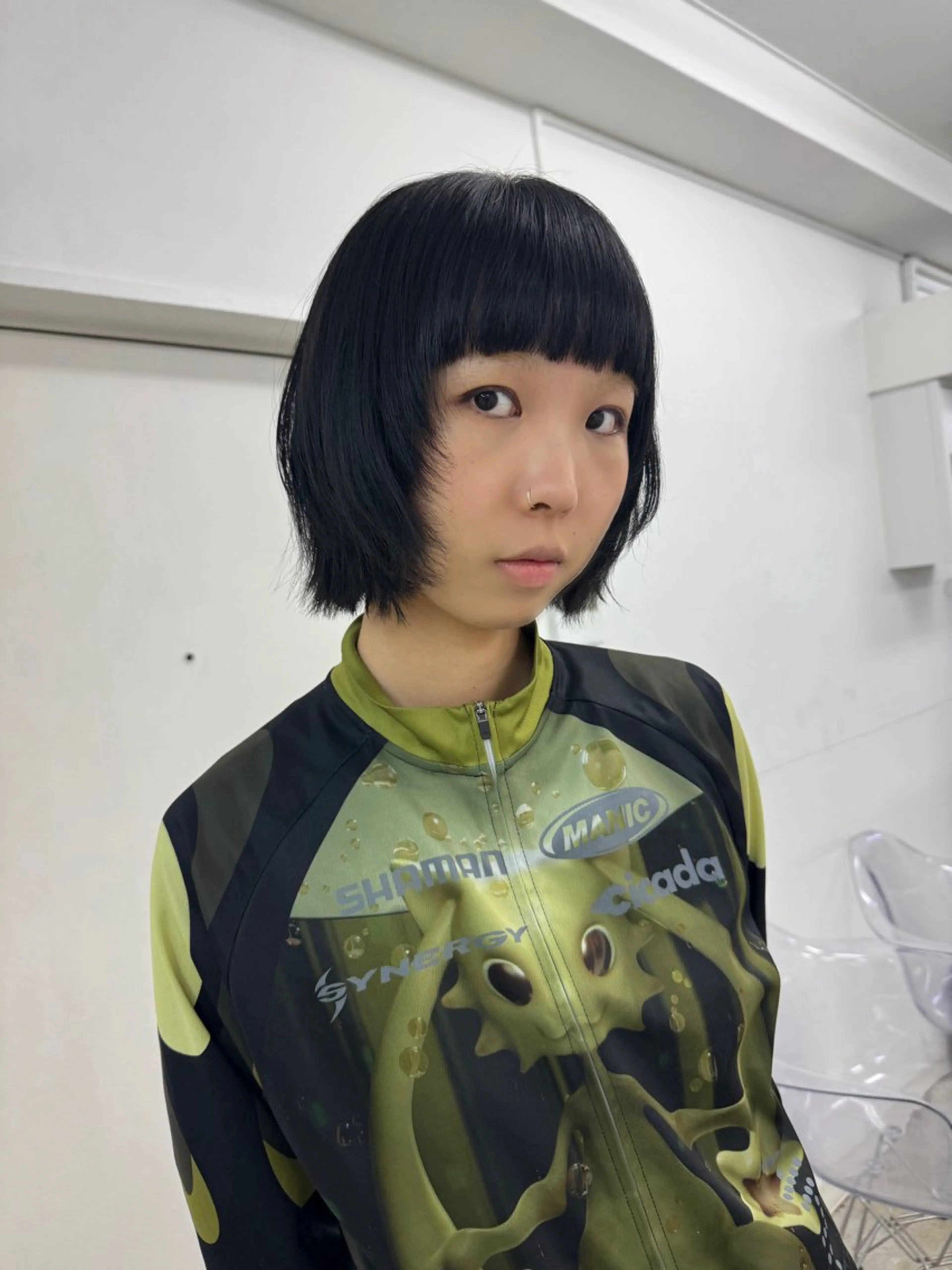 ミディアム カラー パーマ 繭所属・こはる／ハードパーマ /癖毛風パーマ🧃のヘアスタイル