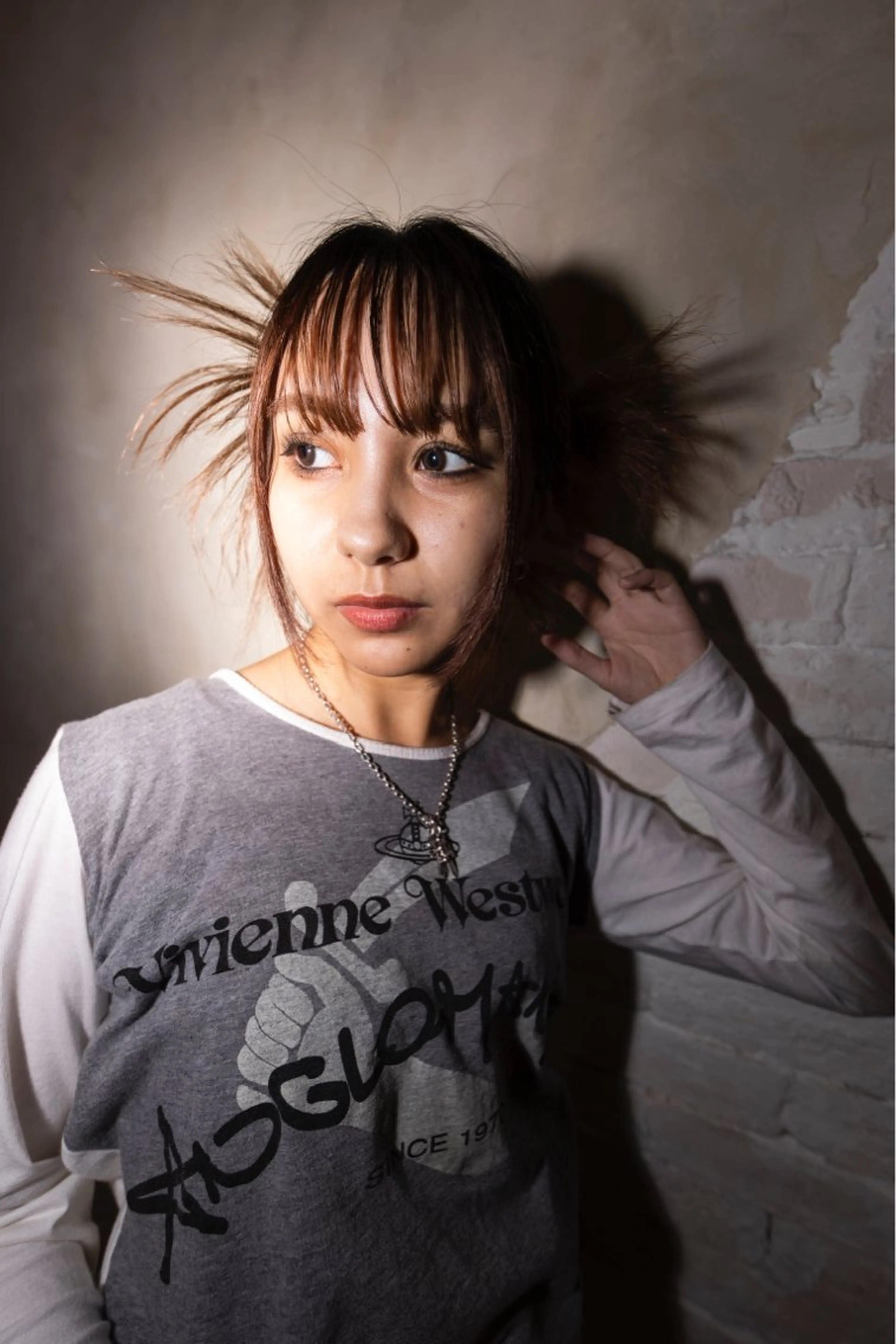 セミロング カラー ブラウンカラー CALM所属・原宿/ルーツカラー/ しゅんぺいのヘアスタイル