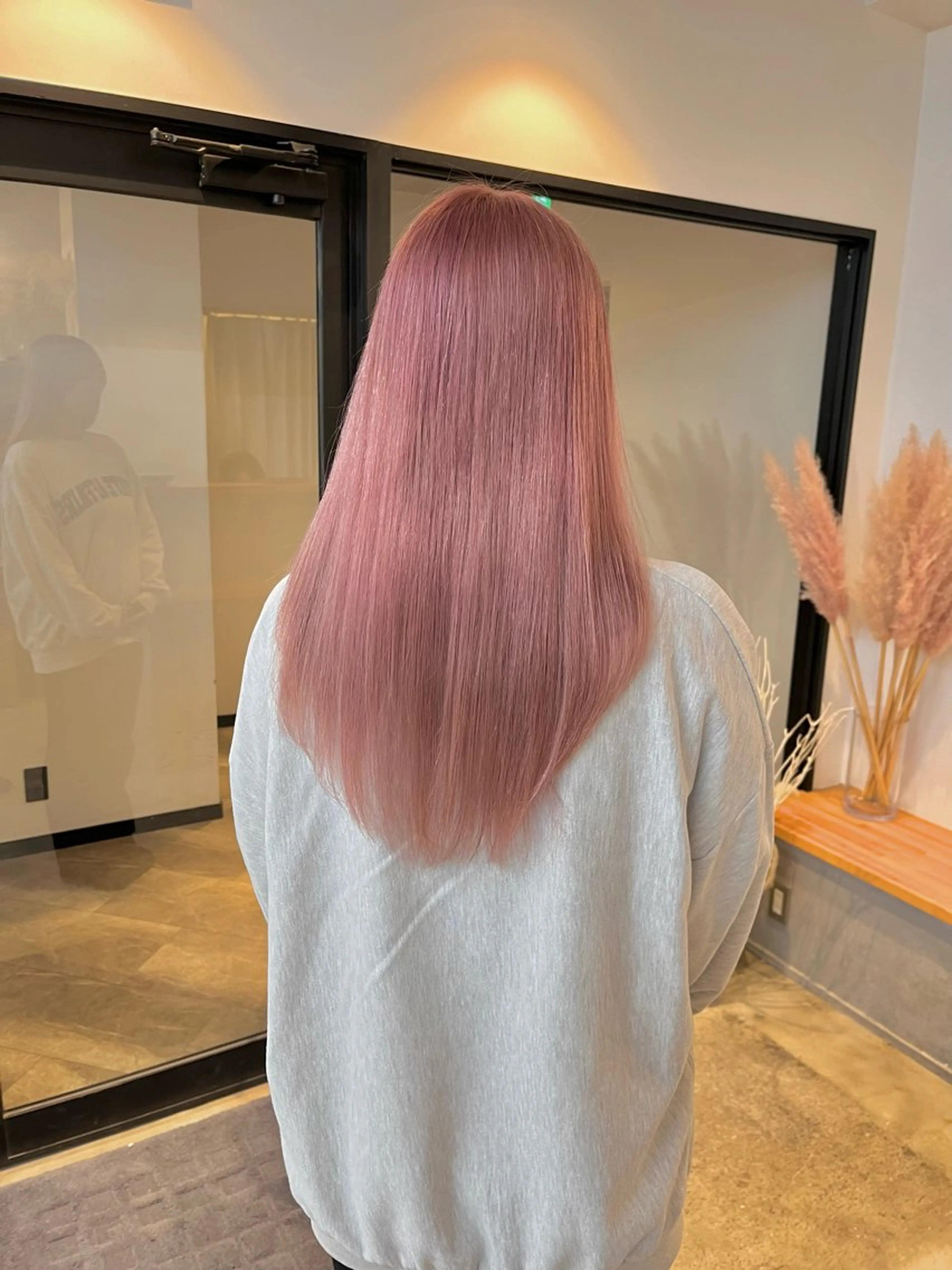 セミロング カラー ヘアカラー ハイトーンカラ ー/小川のヘアスタイル