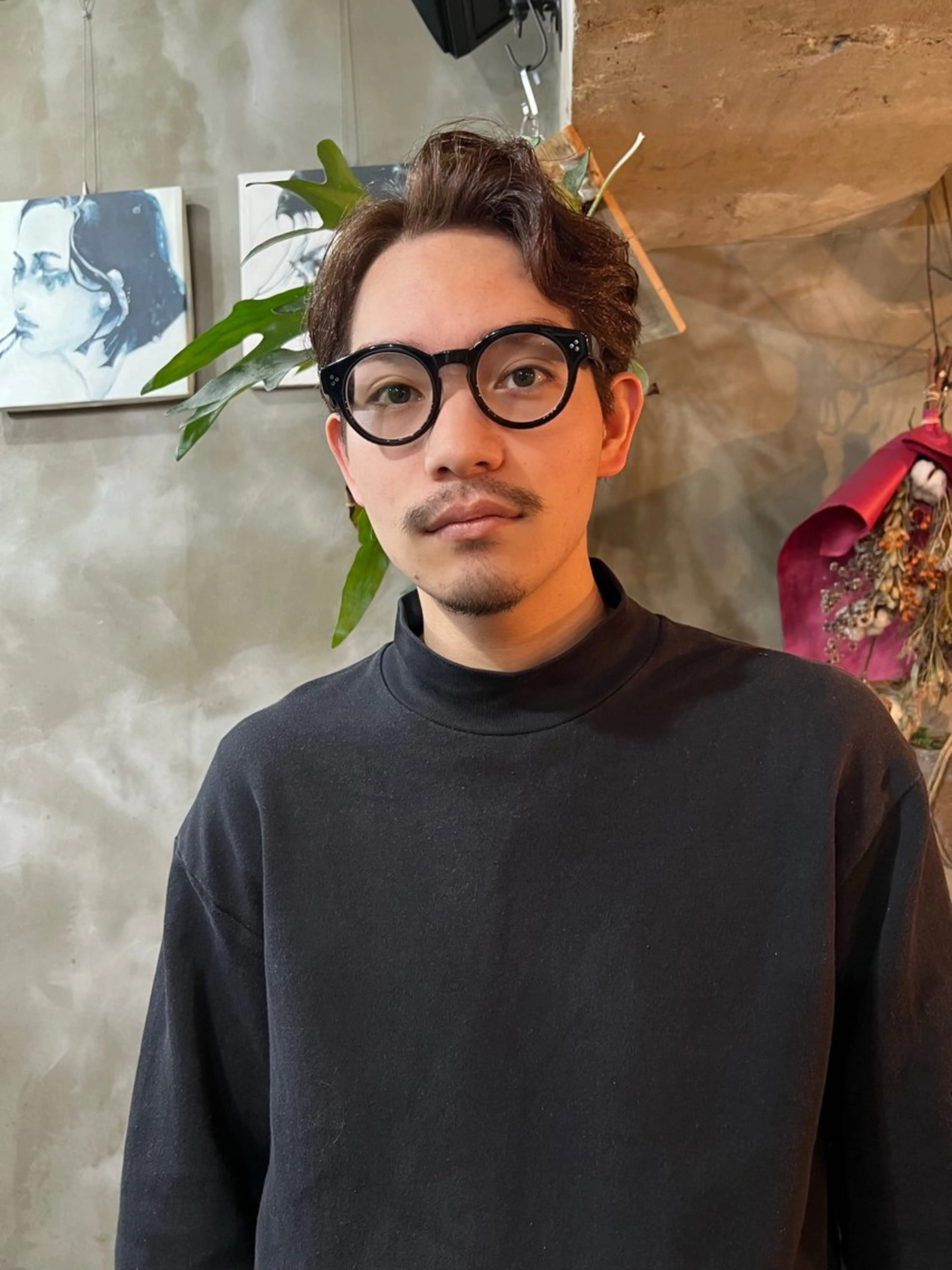 ショート カラー メンズ カット ヘアカラー 木村陸弥 似合わせ 透明感カラー🌿のヘアスタイル