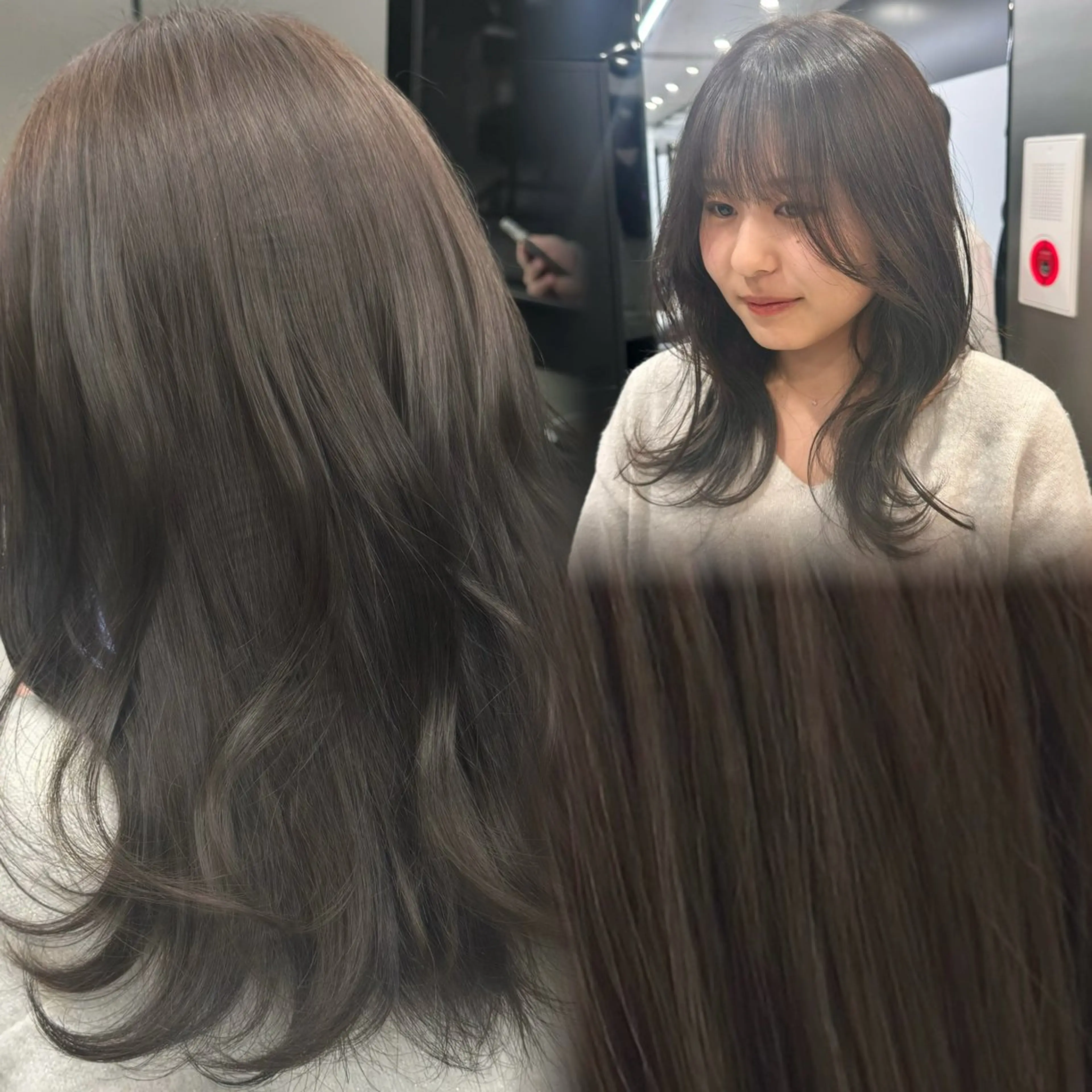 ミディアム カラー HARUKI MINATO Japan SENDAI所属・🌈【透明感・韓国 ヘア】がっきー🌈のヘアスタイル