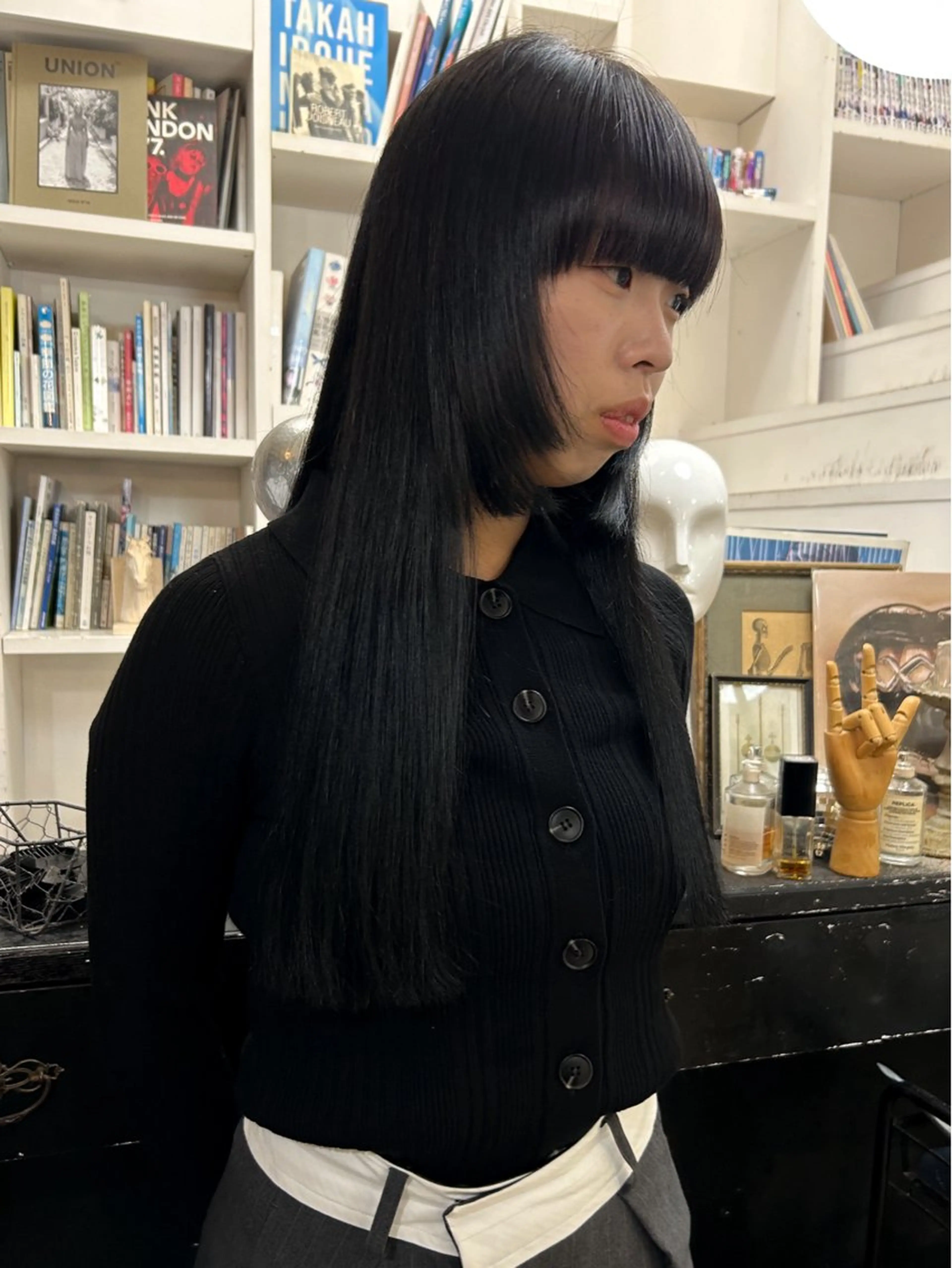 ロング ヘアカラー RINKA 岡崎美容室のヘアスタイル