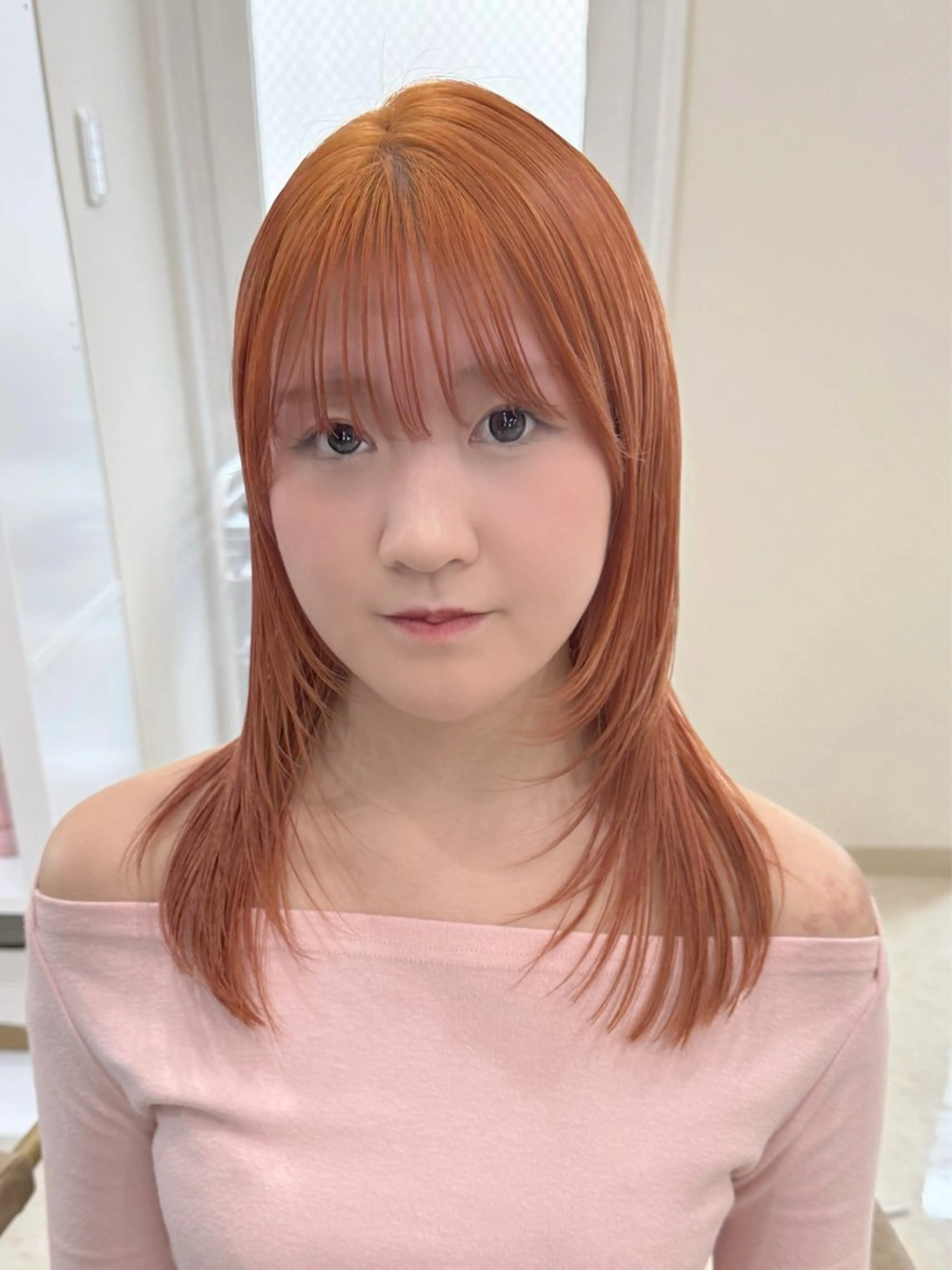 ミディアム カラー hair salon Ranun髪質改善のヘアスタイル