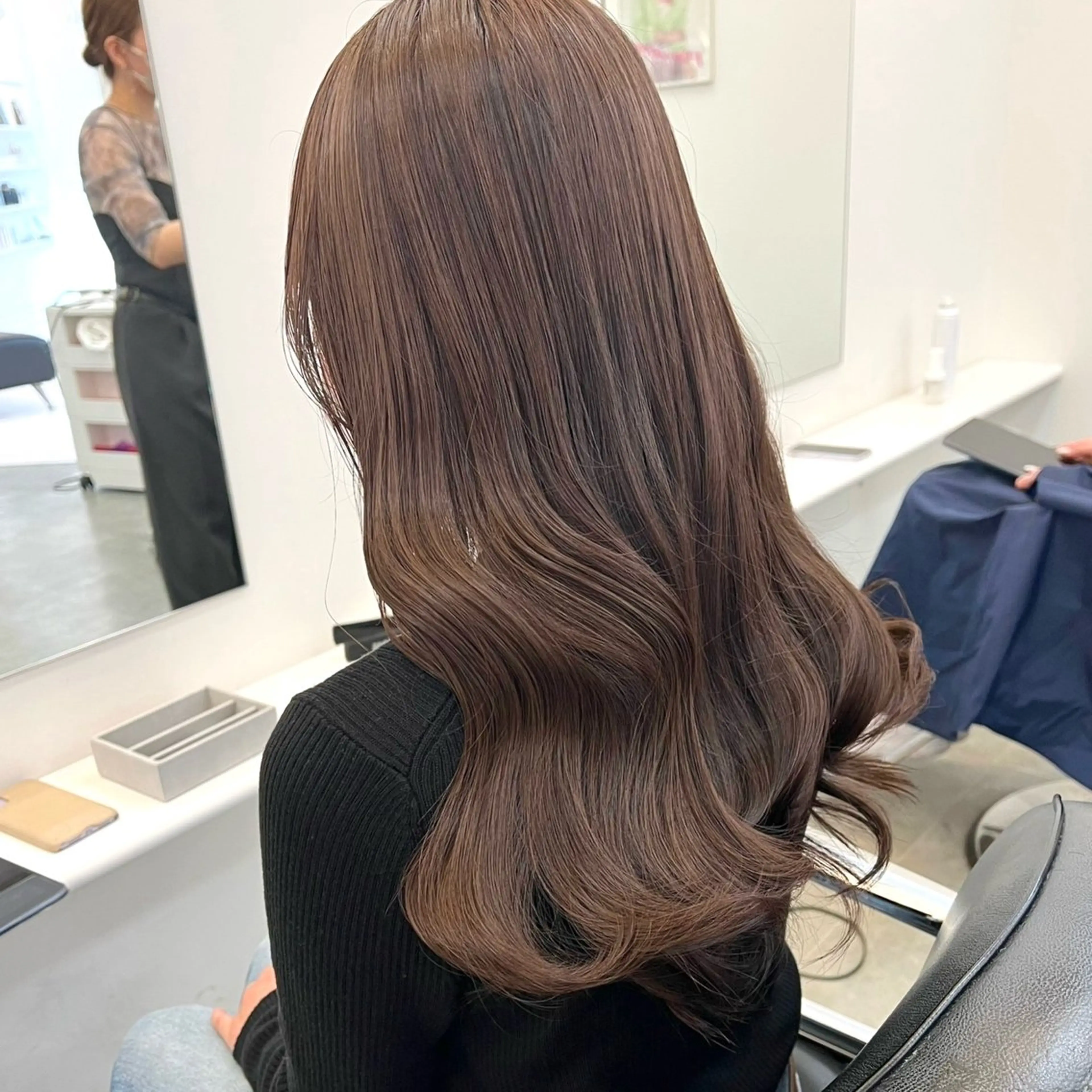 ロング カラー ヘアカラー ParveMix￤ 大賀さつき🍨🤍のヘアスタイル