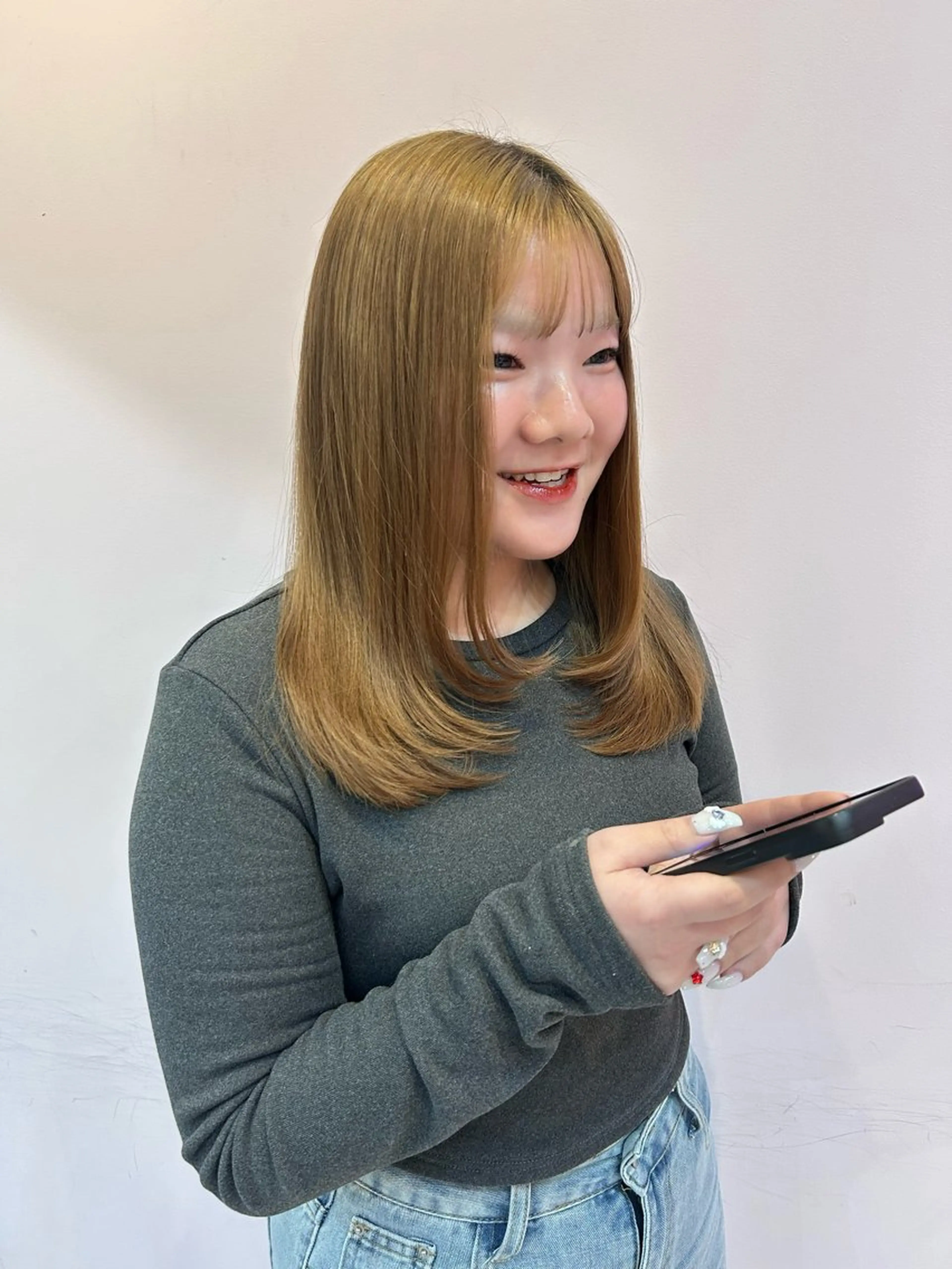 ミディアム ミディアムレイヤー レイヤーカット 🐰🎀艶髪特化 yuzuka🎀🐰のヘアスタイル