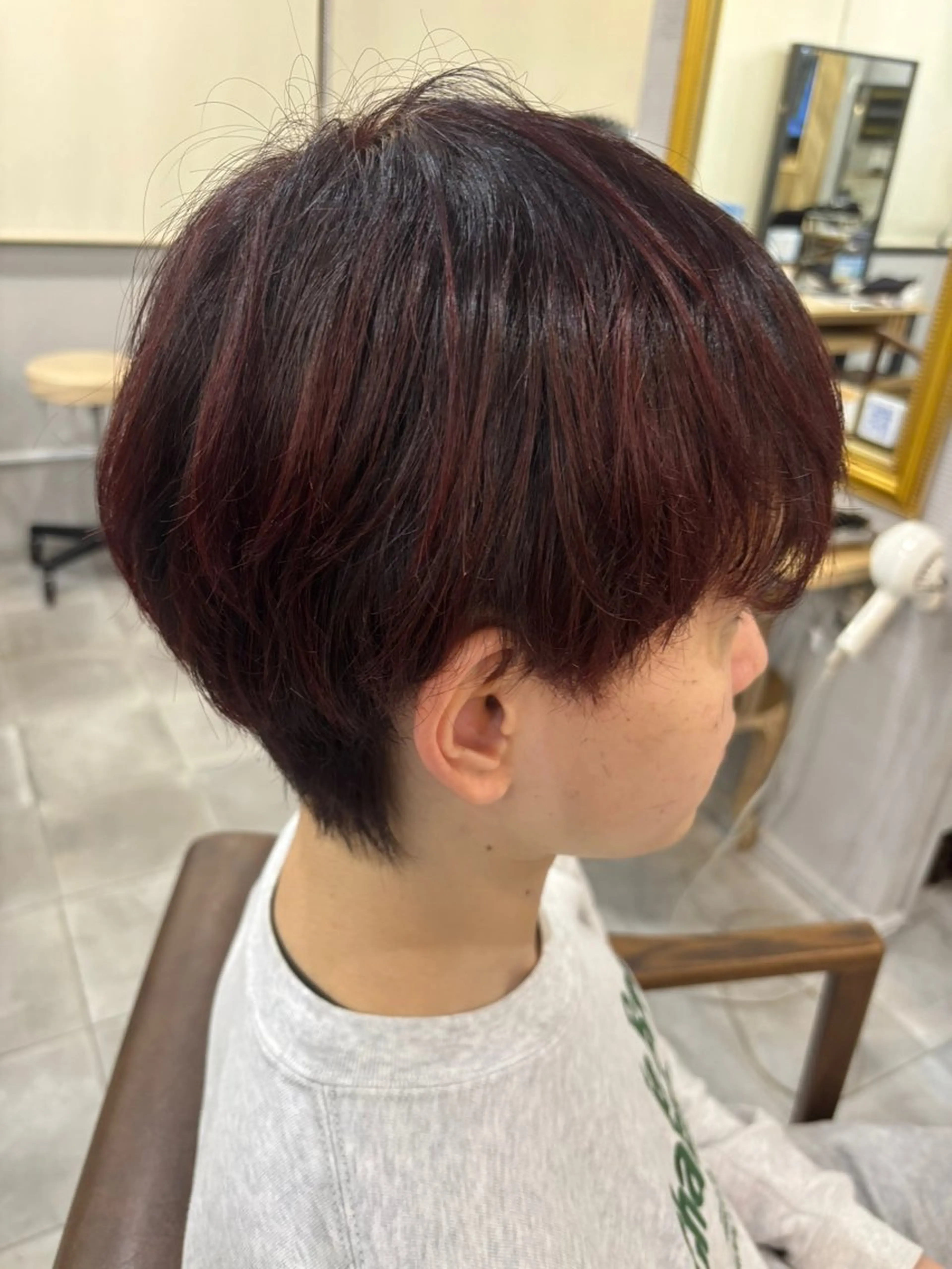 ショート カラー メンズ カット ヘアカラー トリートメント ❄️中野侑香❄️ ハイライト/ブリーチのヘアスタイル