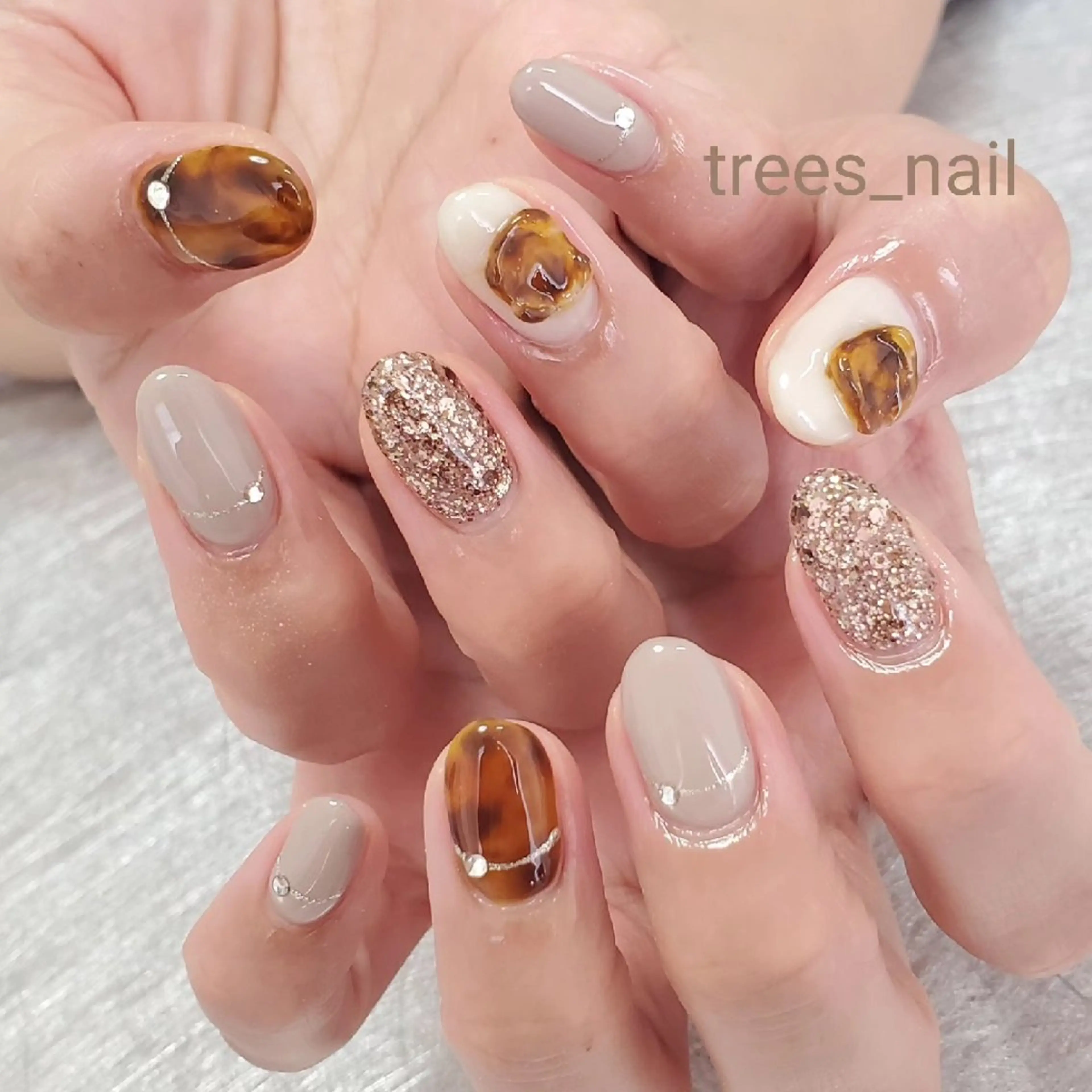 ネイル trees_ nailのネイルデザイン