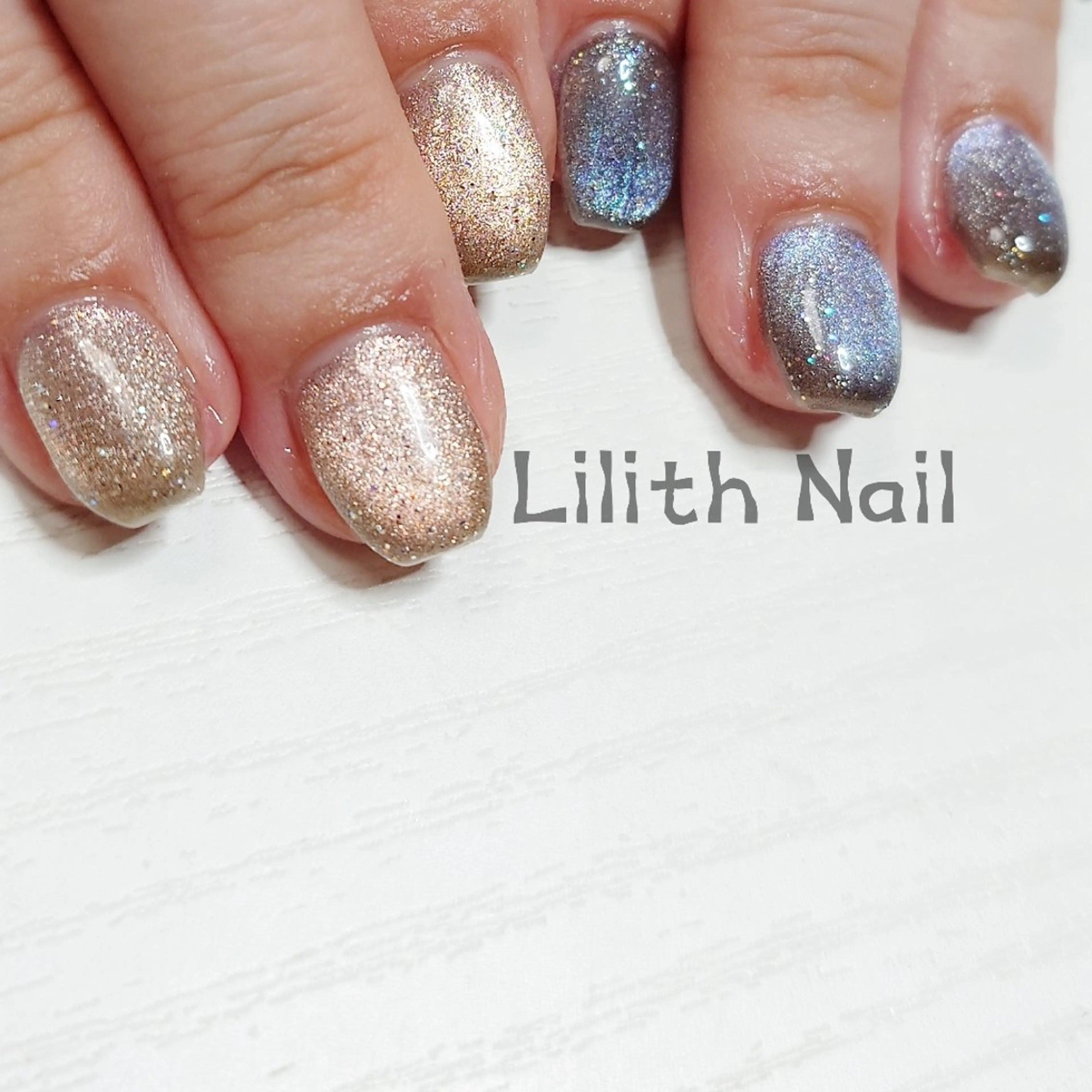 ネイル マグネットネイル ハンドネイル Lilith Nailのネイルデザイン