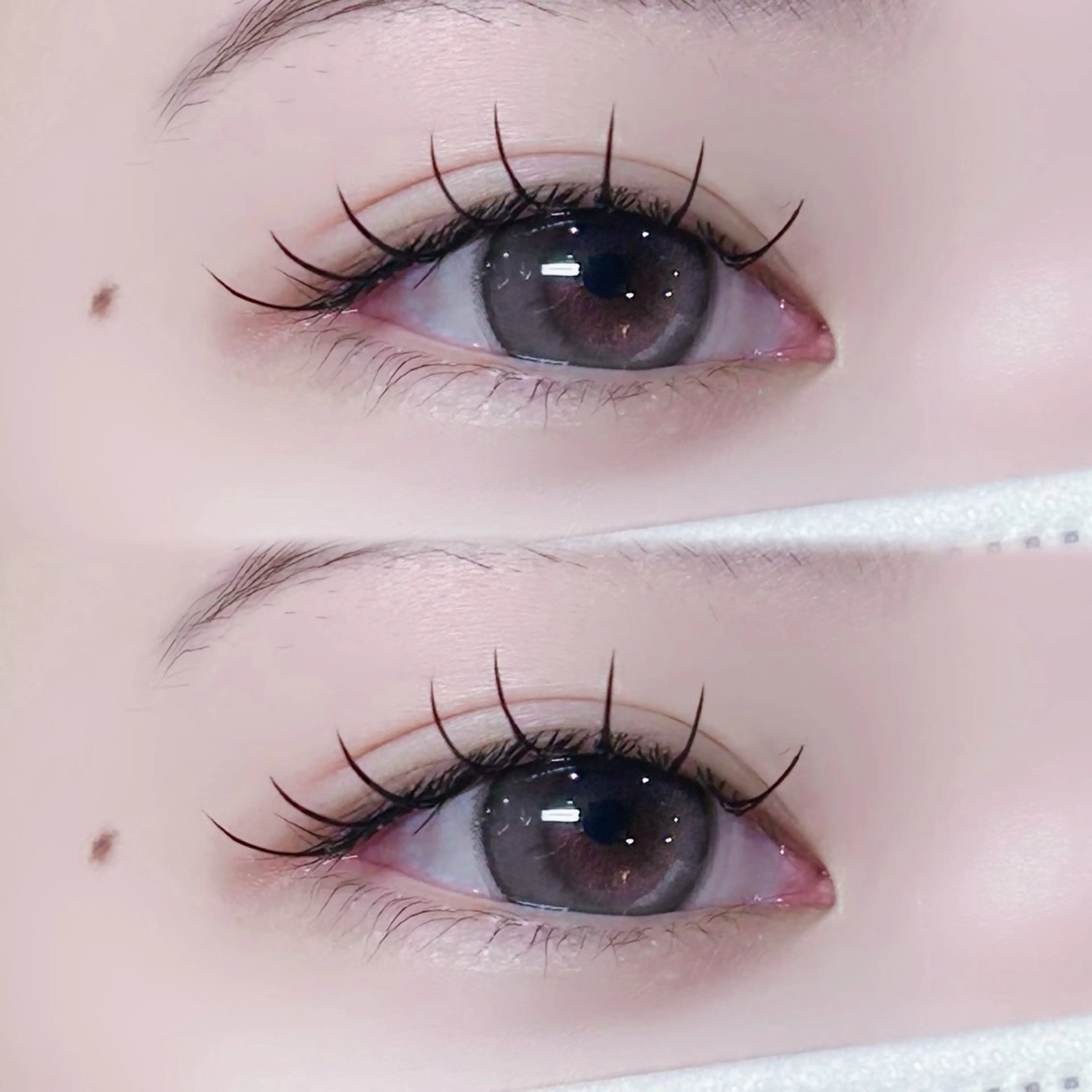 フラットラッシュ80本　オフ代込み　Lカール別途550円の写真