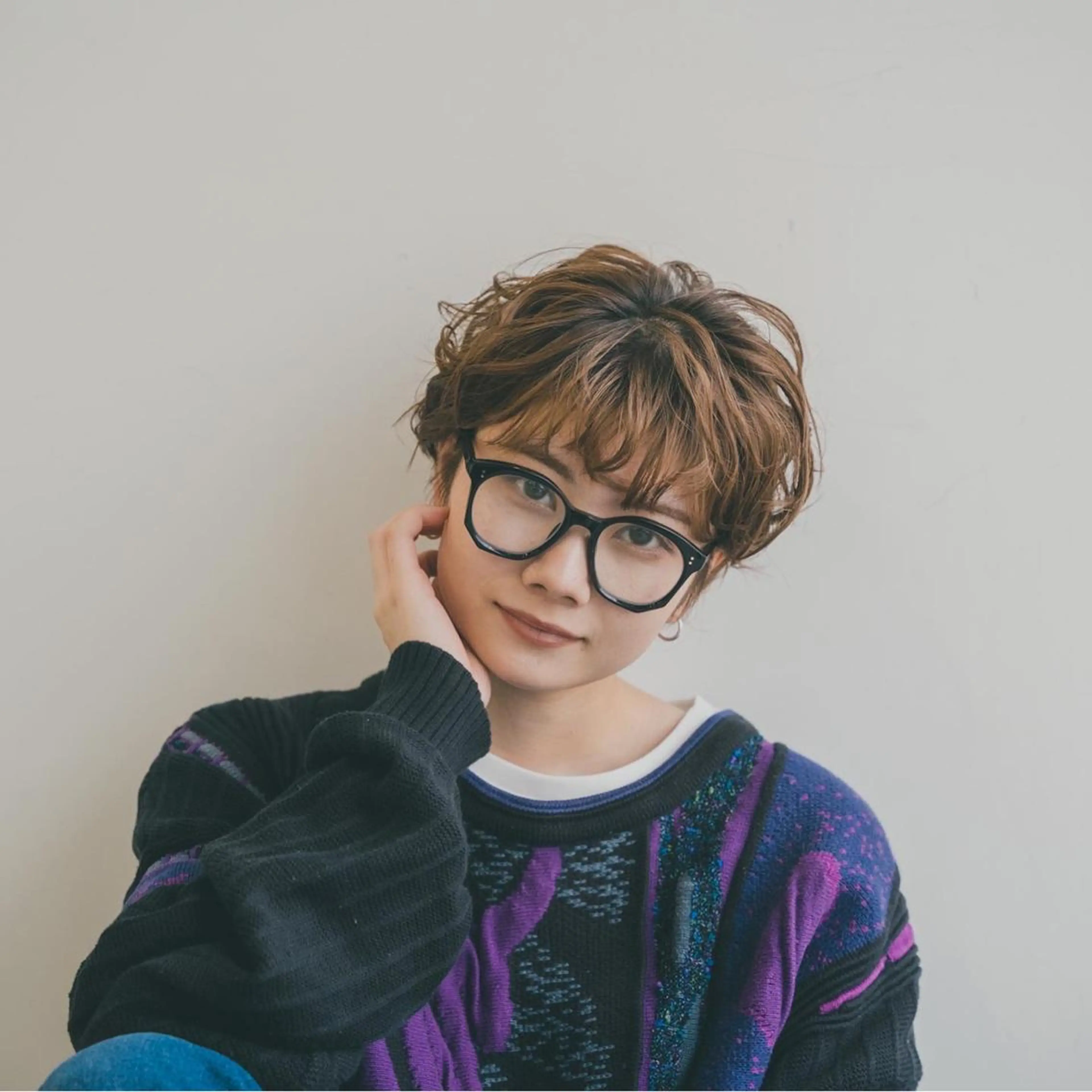 ショート カラー パーマ ササキ ヨシヒトのヘアスタイル