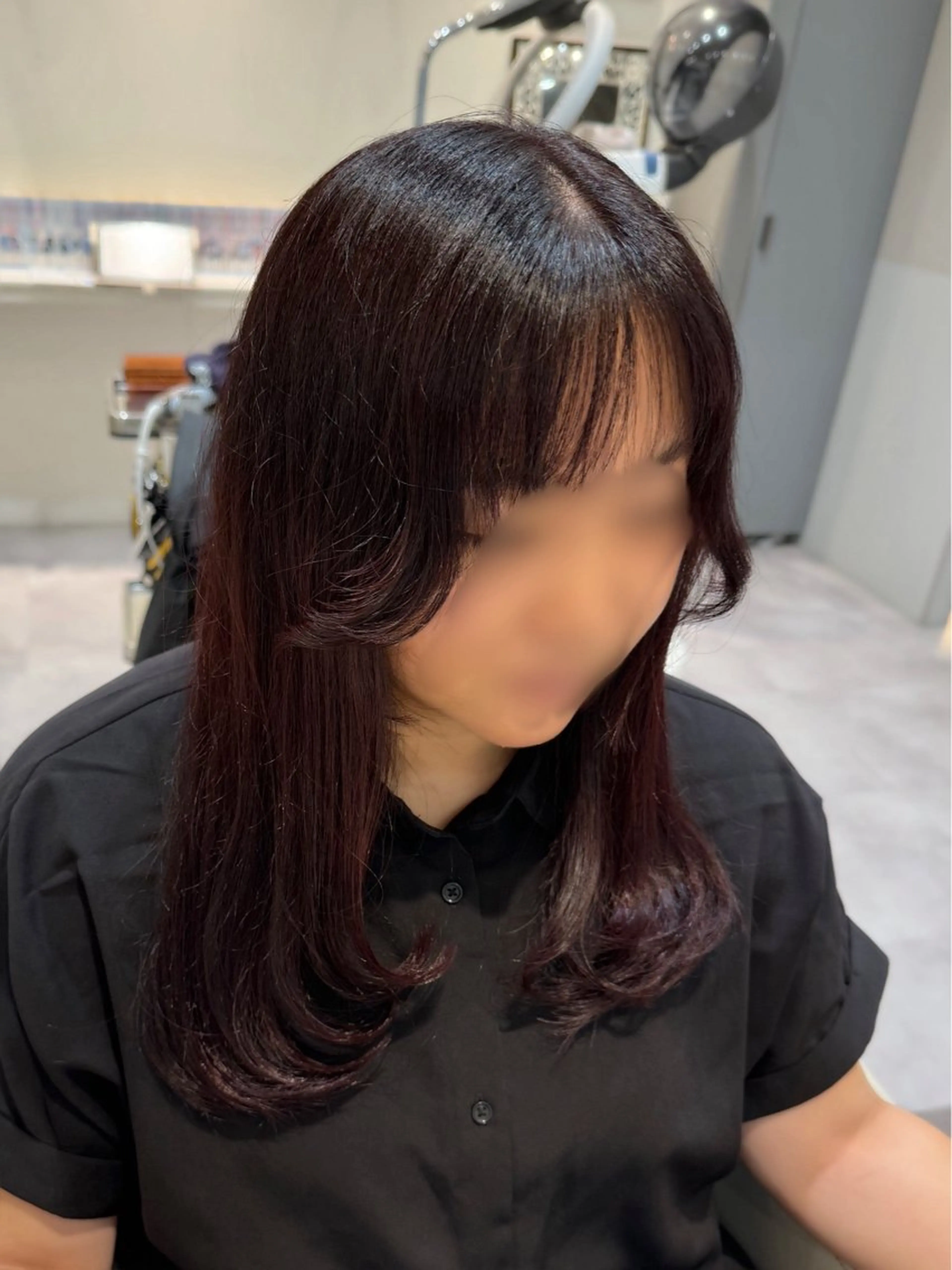 セミロング 巻ける美髪矯正/ 韓国ヘア/yutaのヘアスタイル
