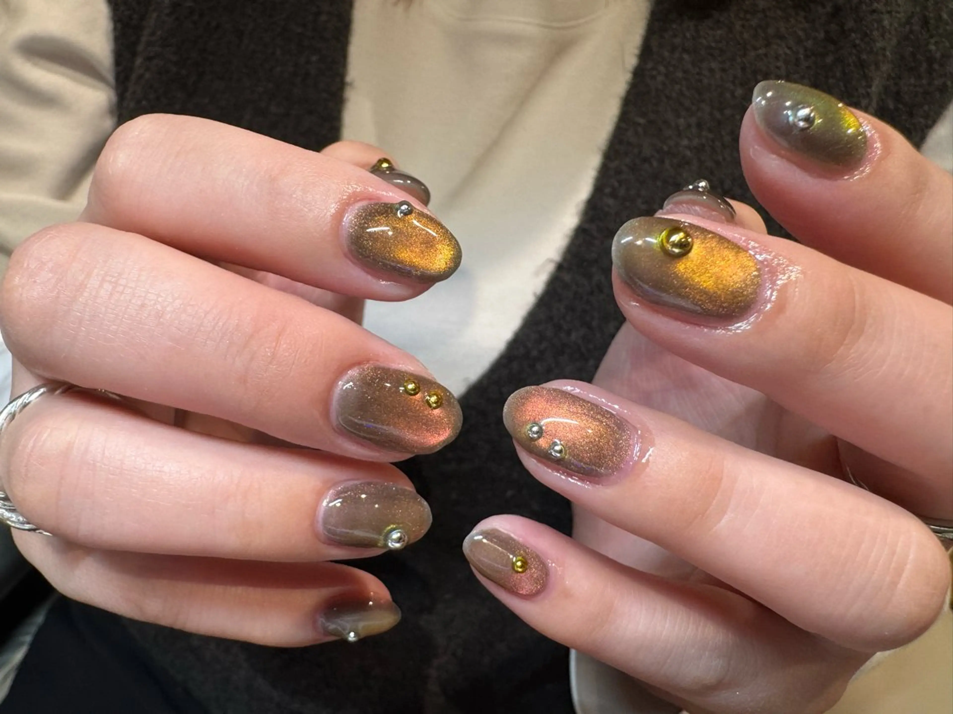 ネイル アートネイル マグネットネイル ハンドネイル tsumeasobi所属・tsumeasobi 🪬macoのネイルデザイン