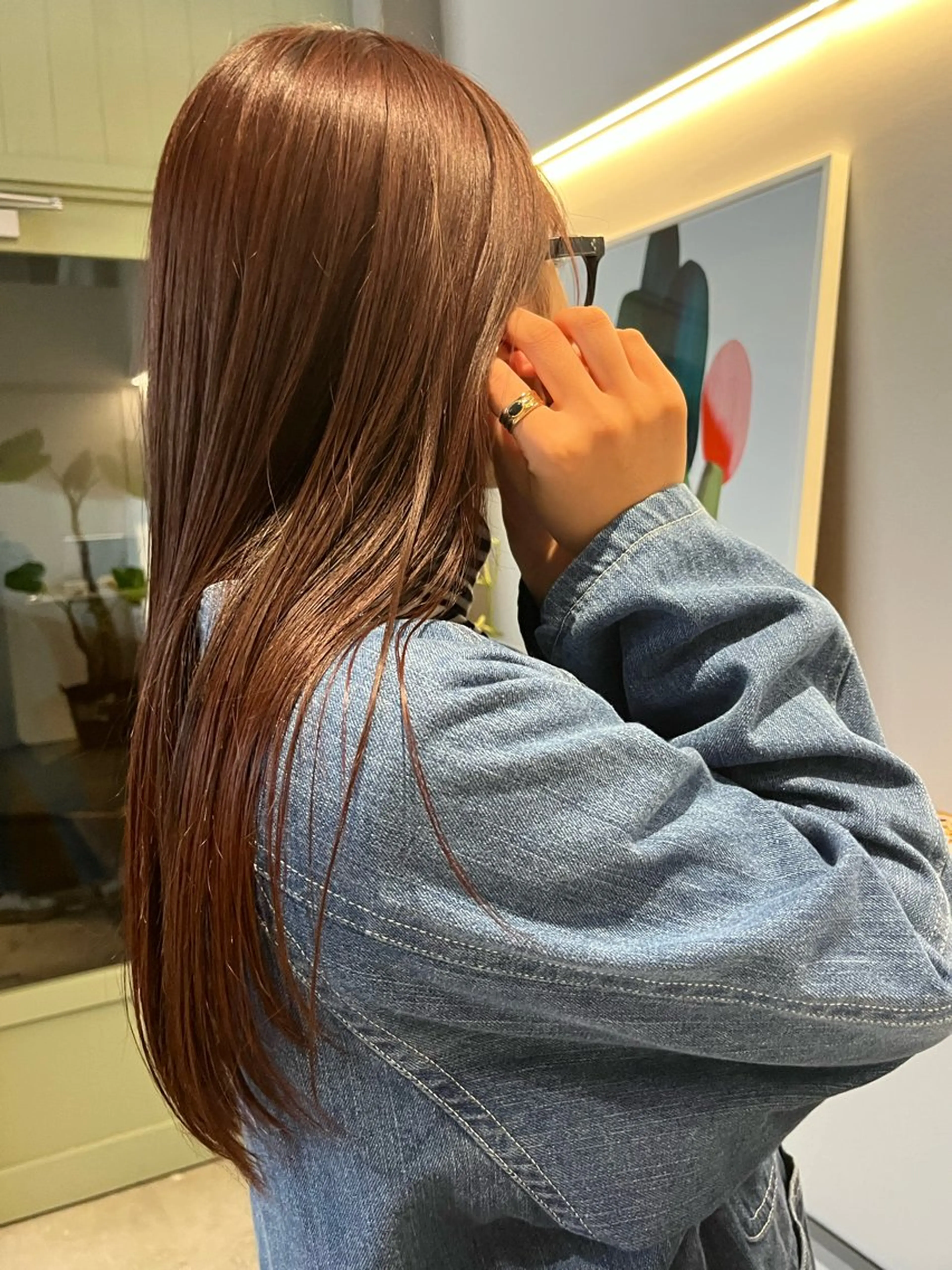 ロング 石黒 良華のヘアスタイル